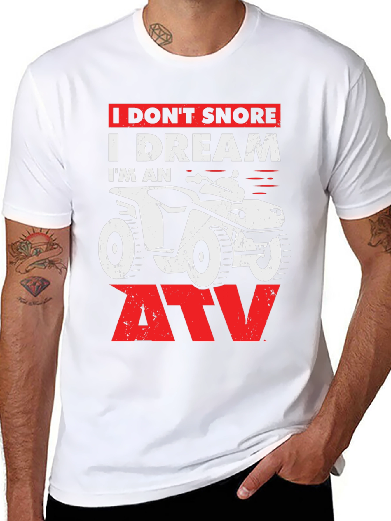 Funny ATV Dream Black T-Shirt
