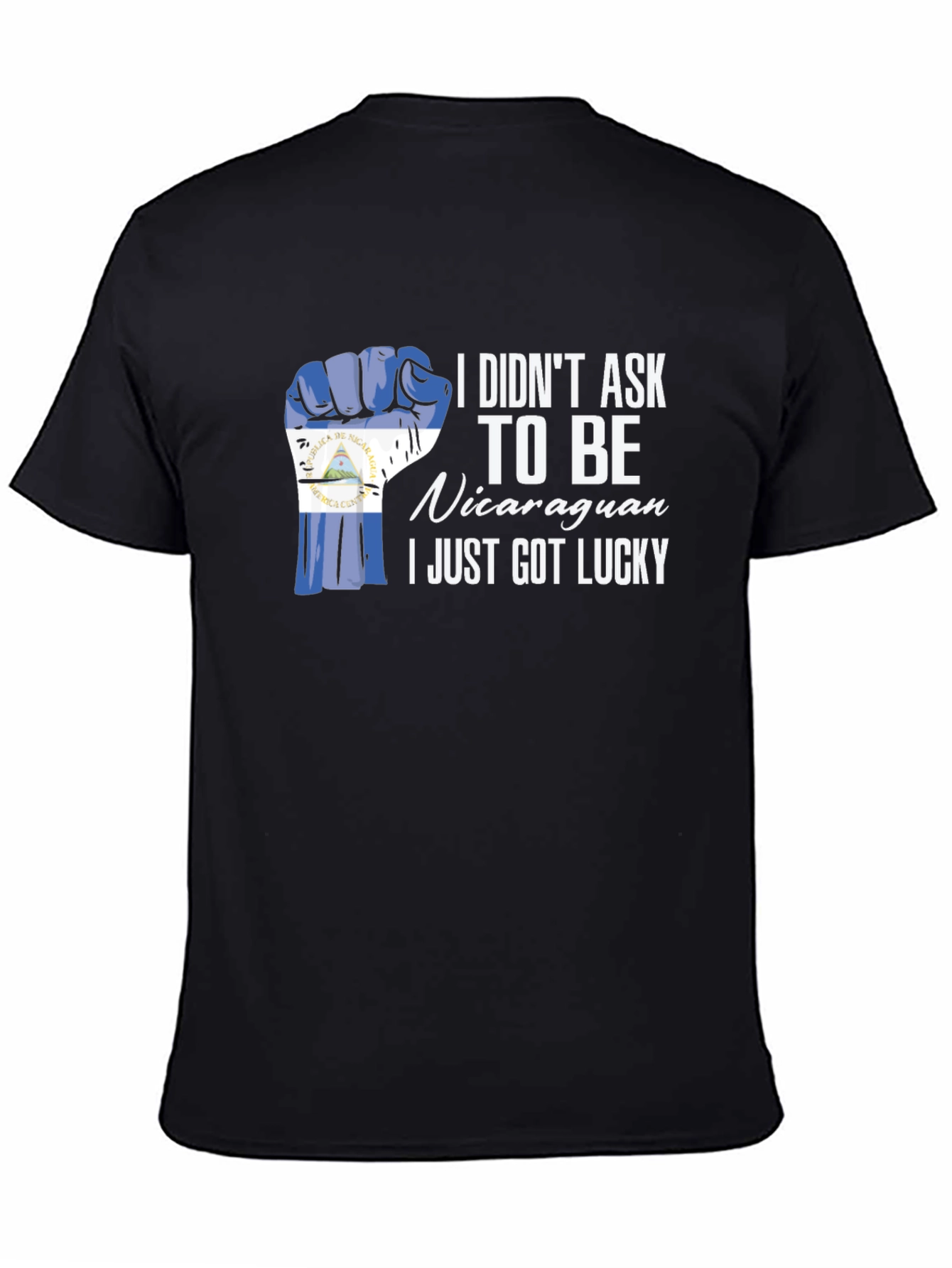 Nicaraguan Pride Graphic Tee - Lucky & Proud