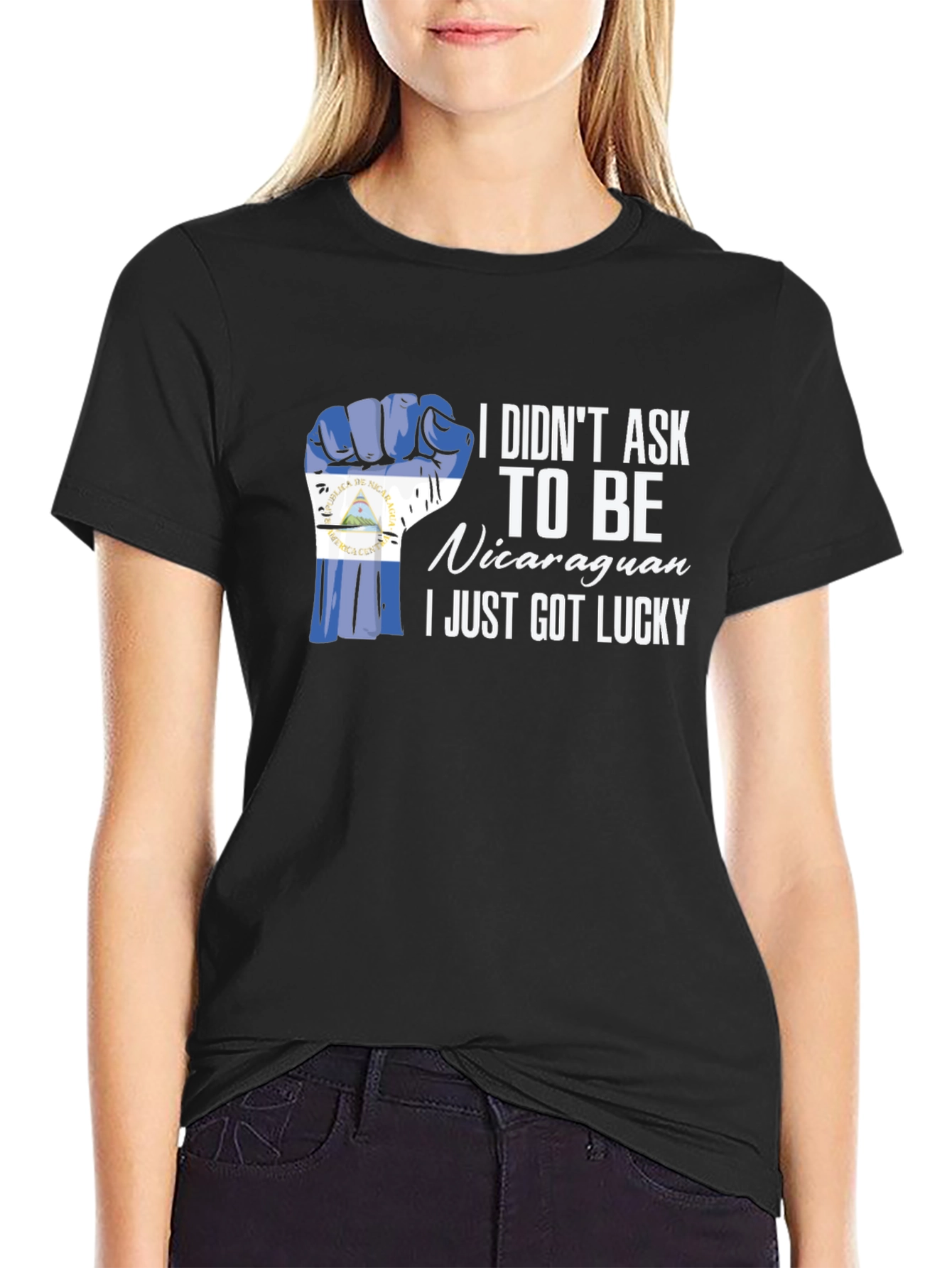 Nicaraguan Pride Graphic Tee - Lucky & Proud