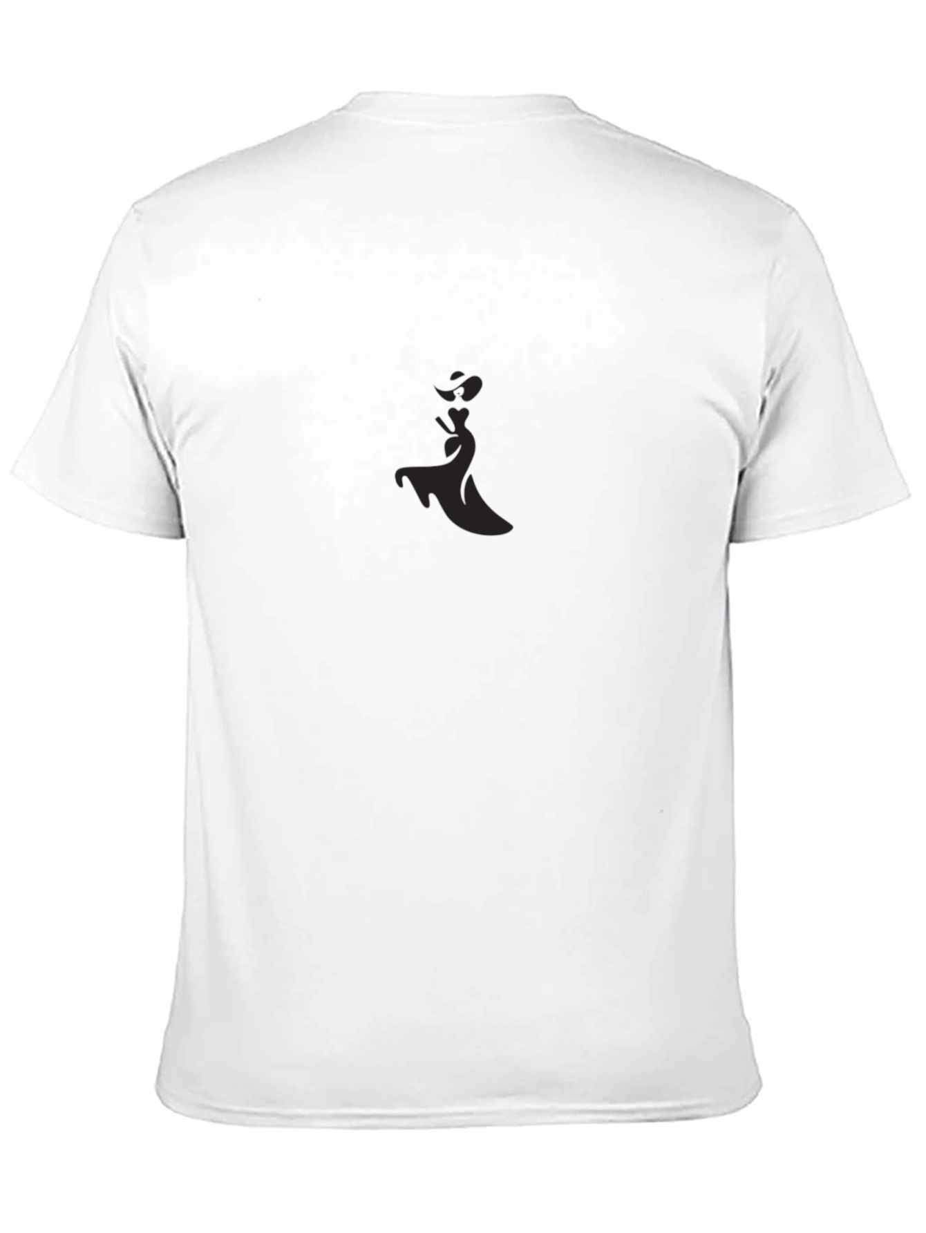 Elegant Silhouette Black T-Shirt