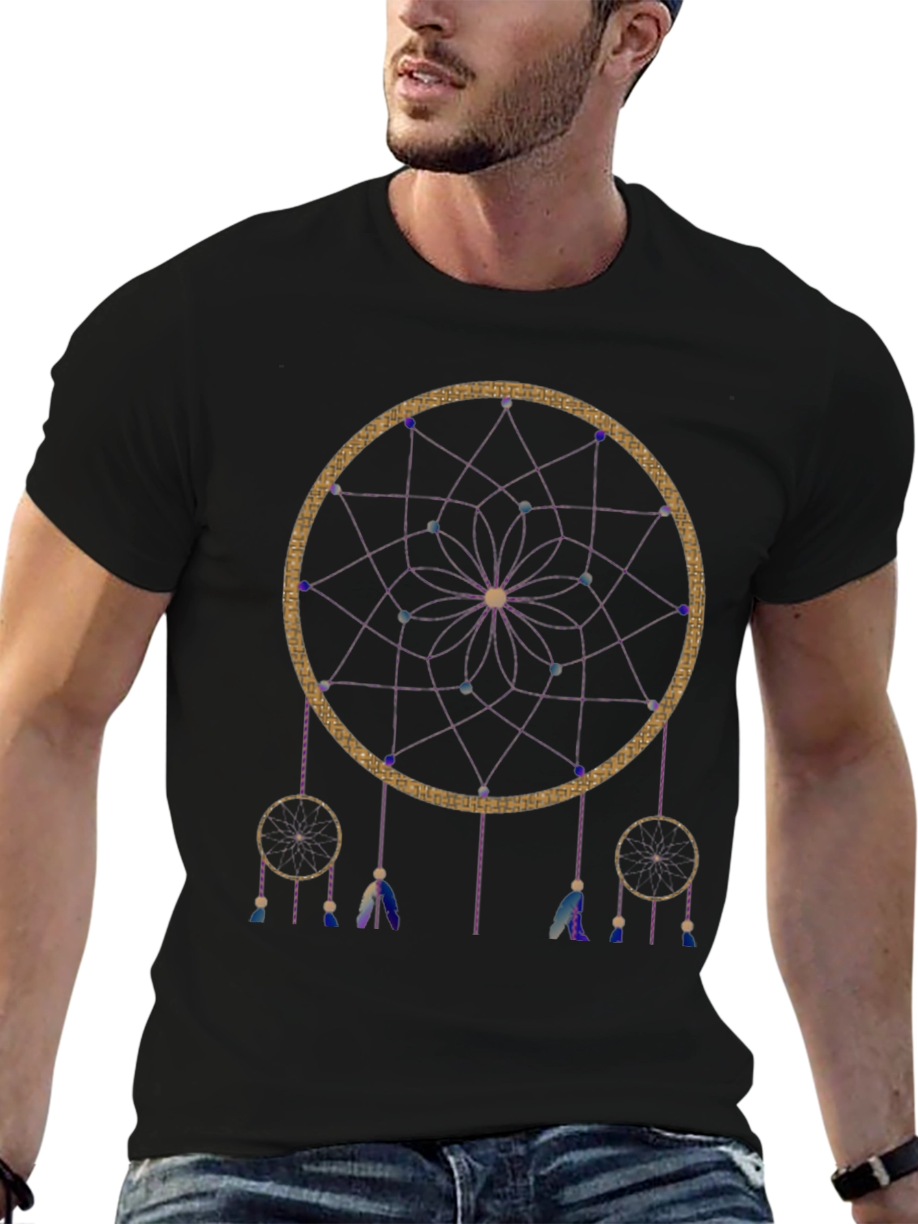 Dreamcatcher Graphic Tee - Boho Style Shirt