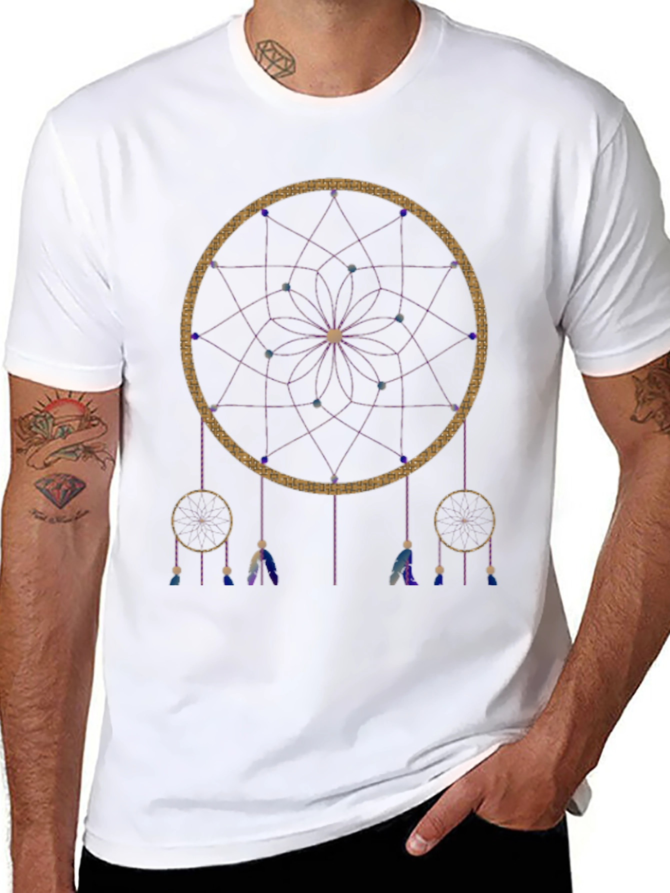 Dreamcatcher Graphic Tee - Boho Style Shirt
