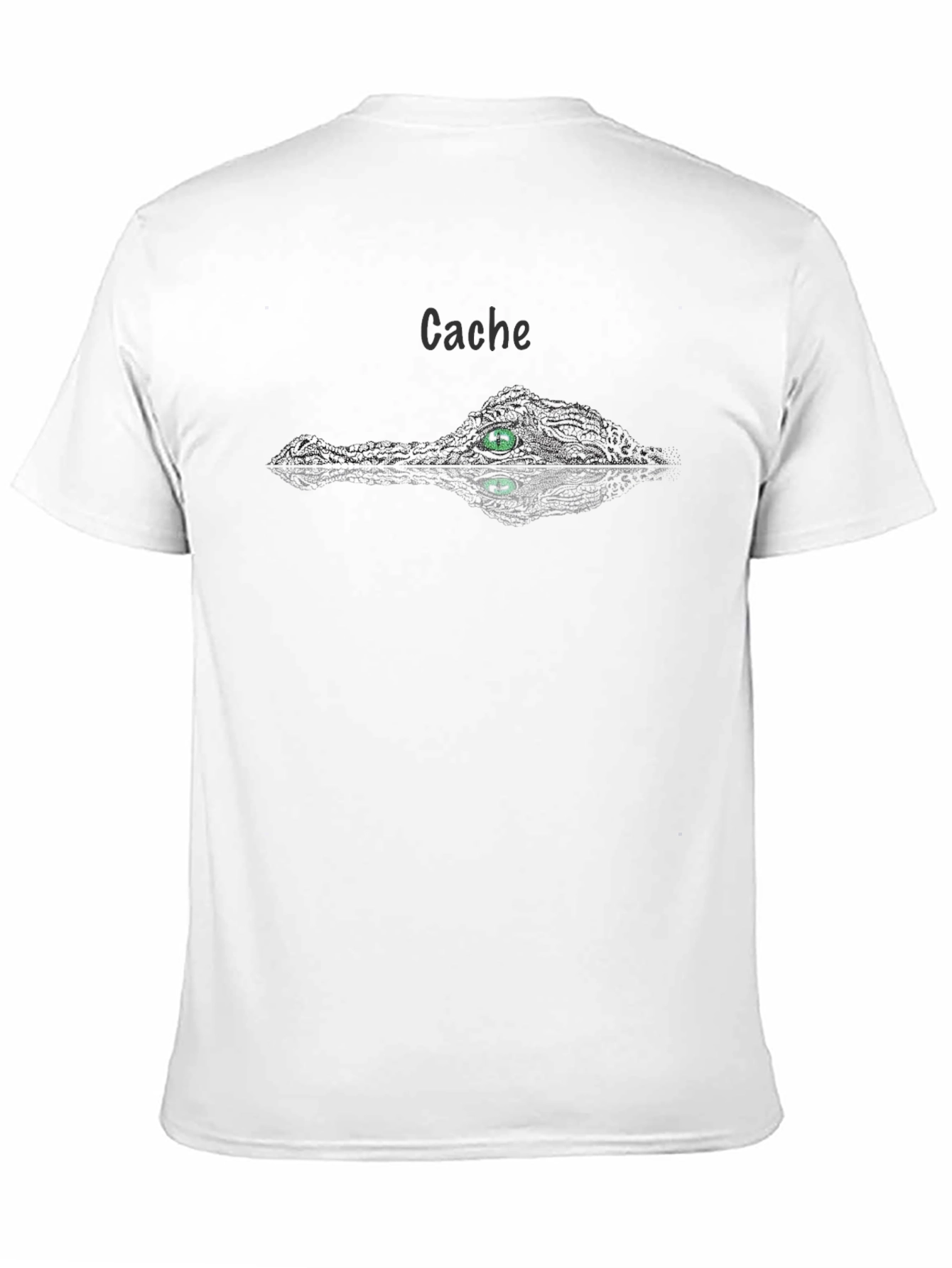 Cache Alligator Graphic Tee - Mens Black T-Shirt