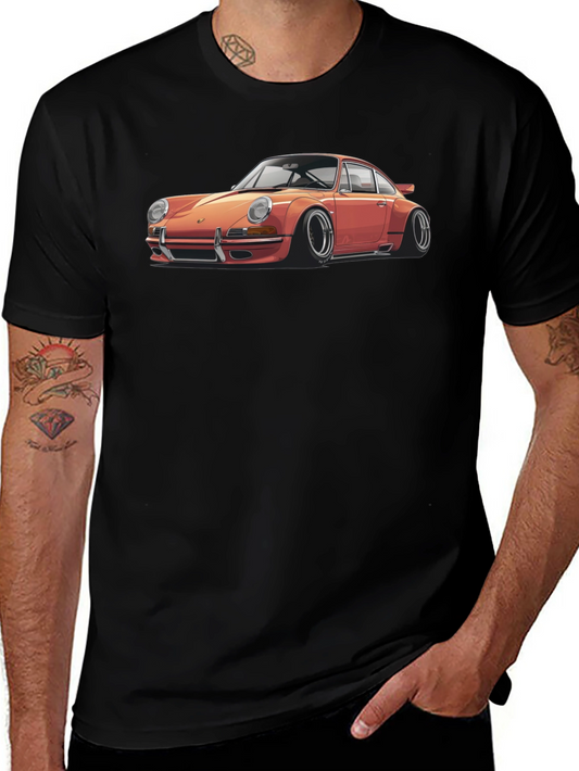 Classic Car Graphic Tee - Black