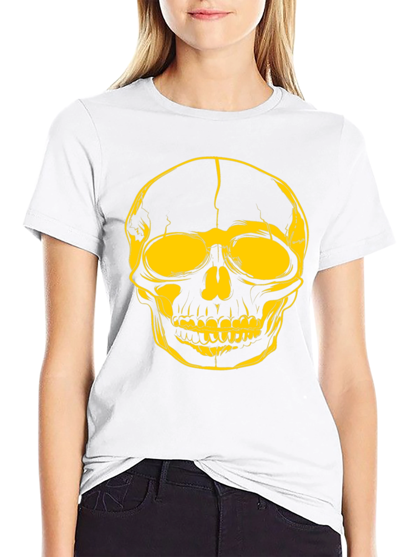 Skull Graphic T-Shirt - Edgy Streetwear