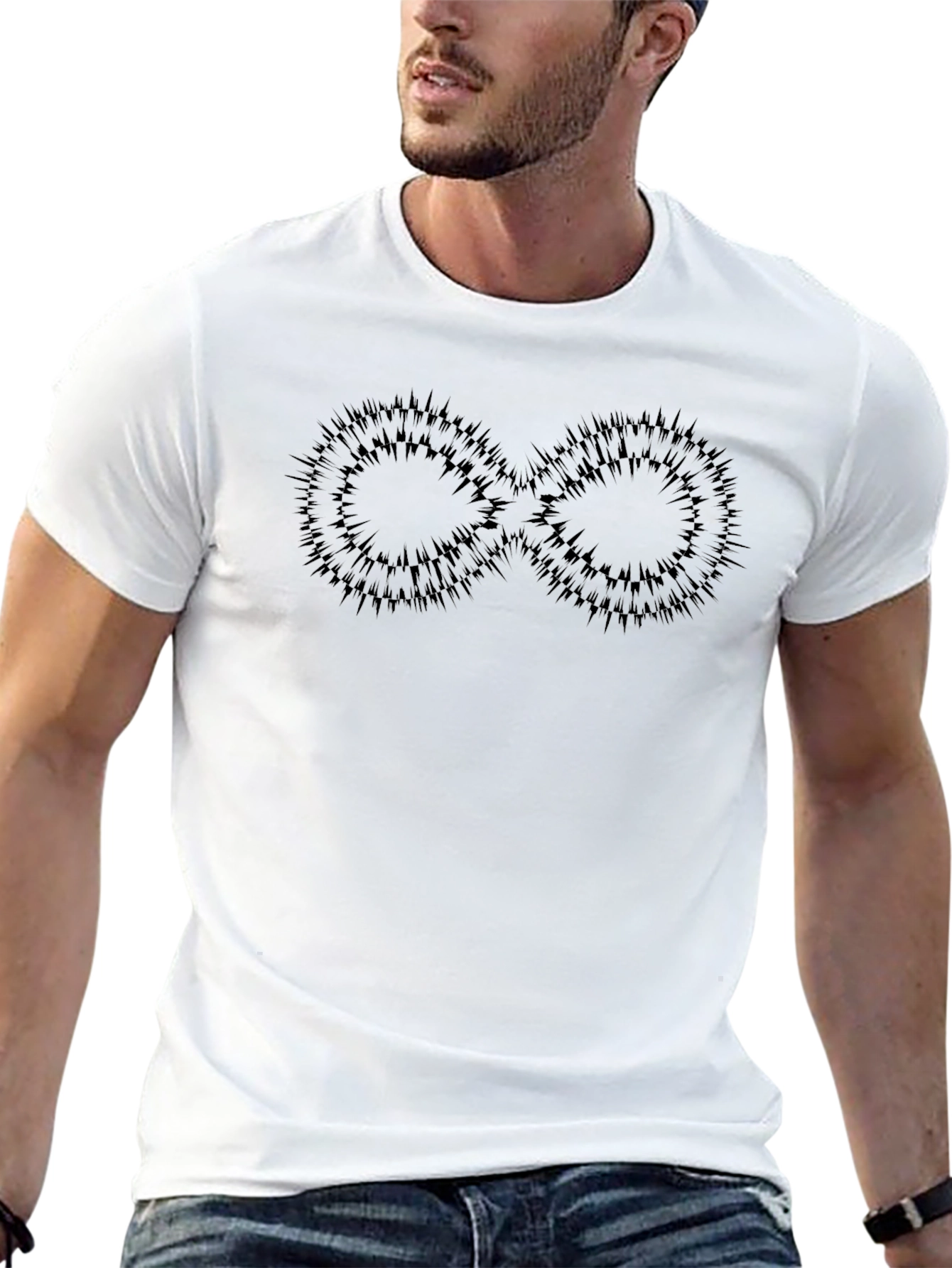 Infinity Graphic Black T-Shirt