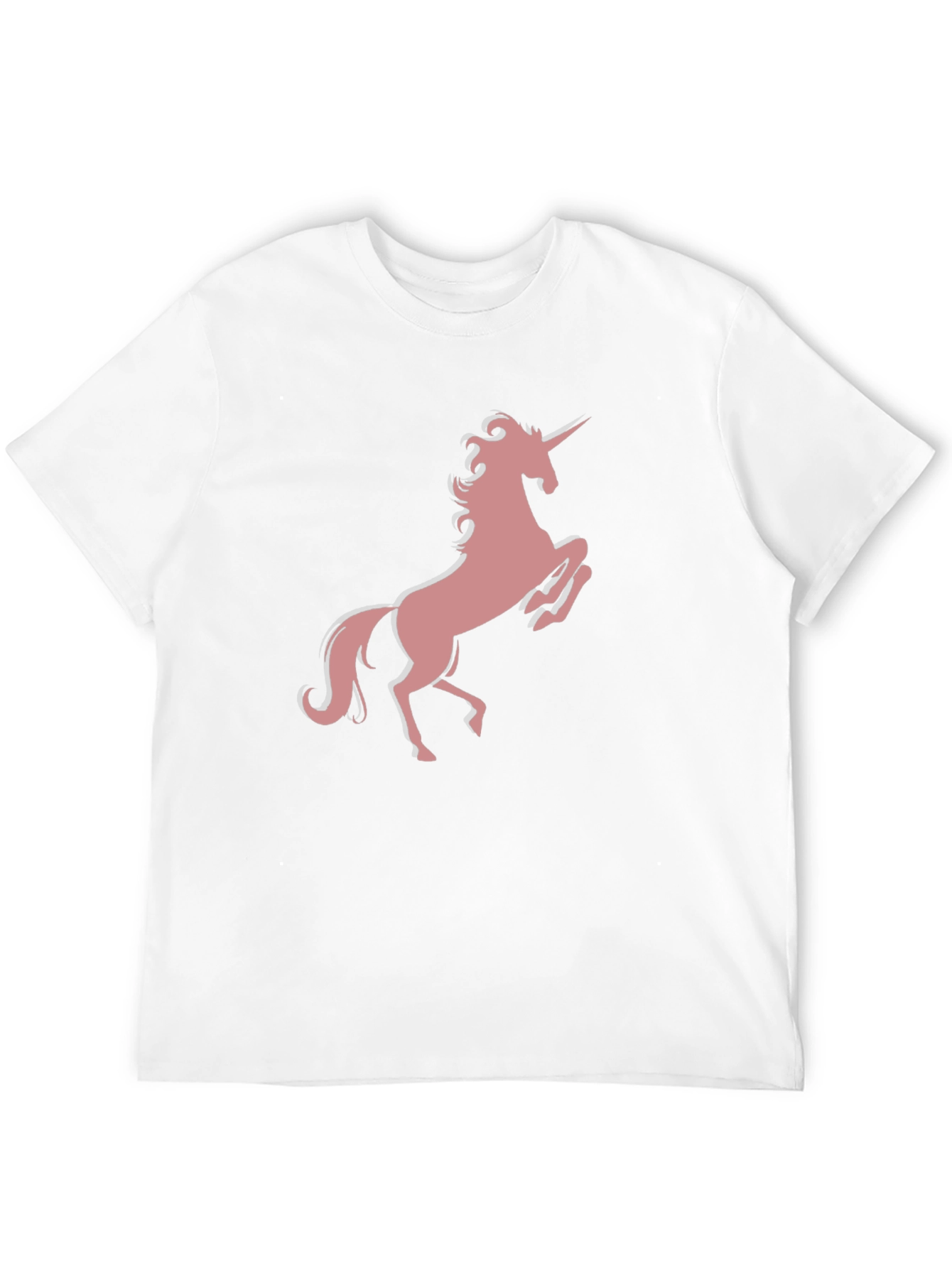 Unicorn Graphic Print T-Shirt - Black
