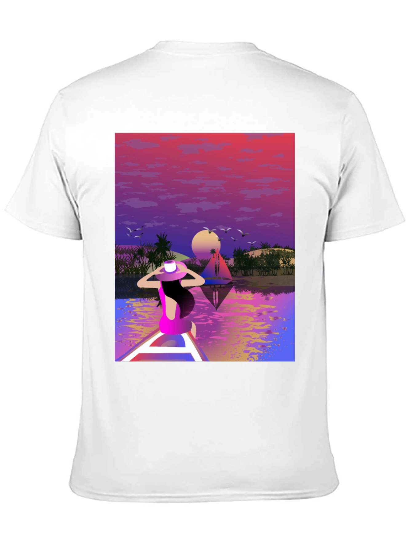 Sunset Lake Graphic Tee - Relaxed Fit