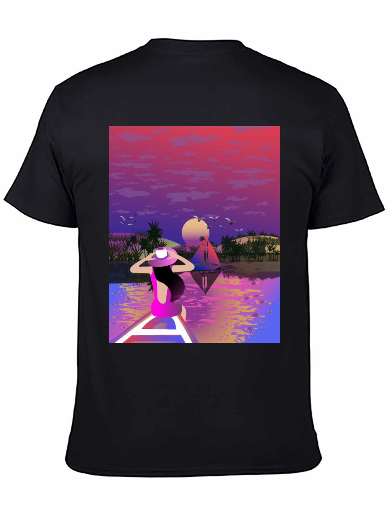 Sunset Lake Graphic Tee - Relaxed Fit