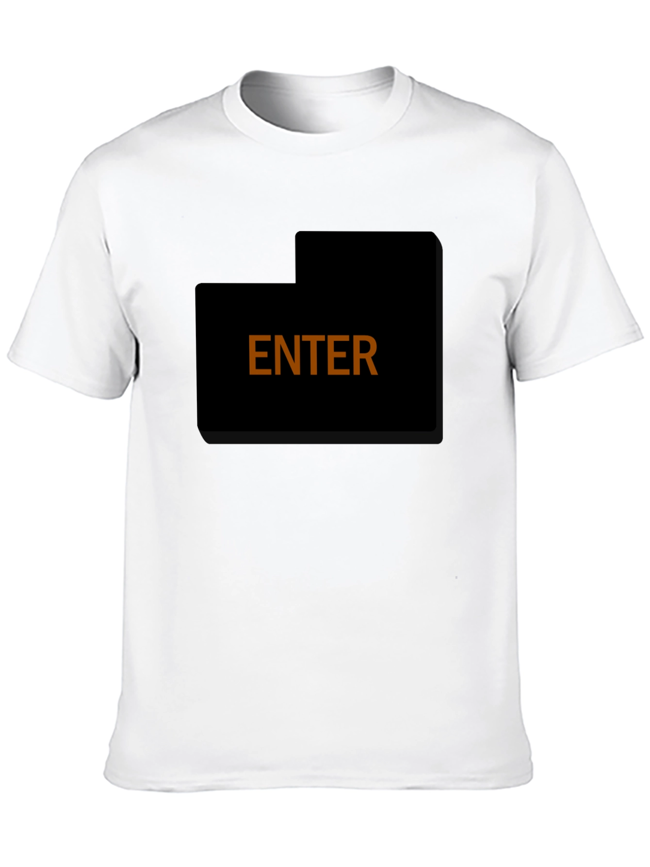 Enter T-Shirt - Simple Bold Design Comfortable Fit