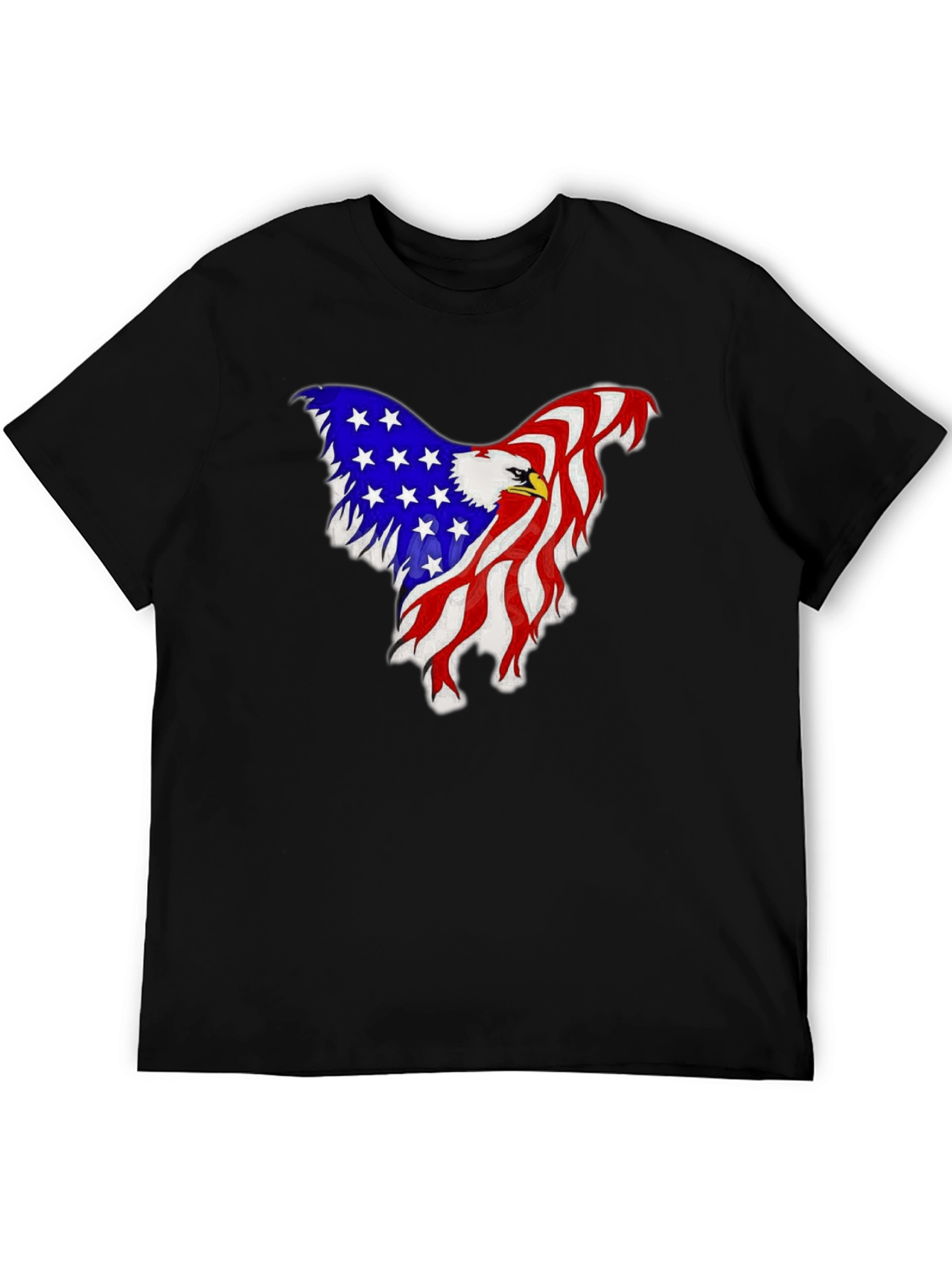 American Eagle Flag Graphic Tee - Patriotic Mens Shirt