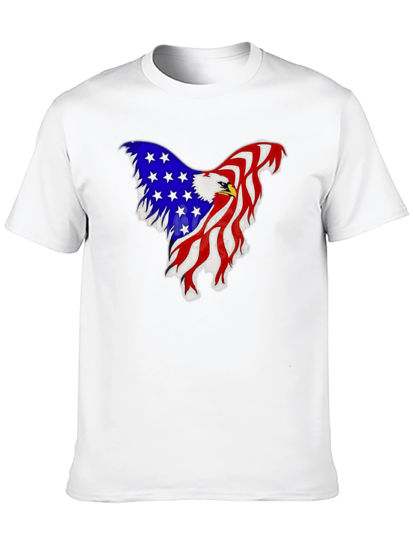 American Eagle Flag Graphic Tee - Patriotic Mens Shirt