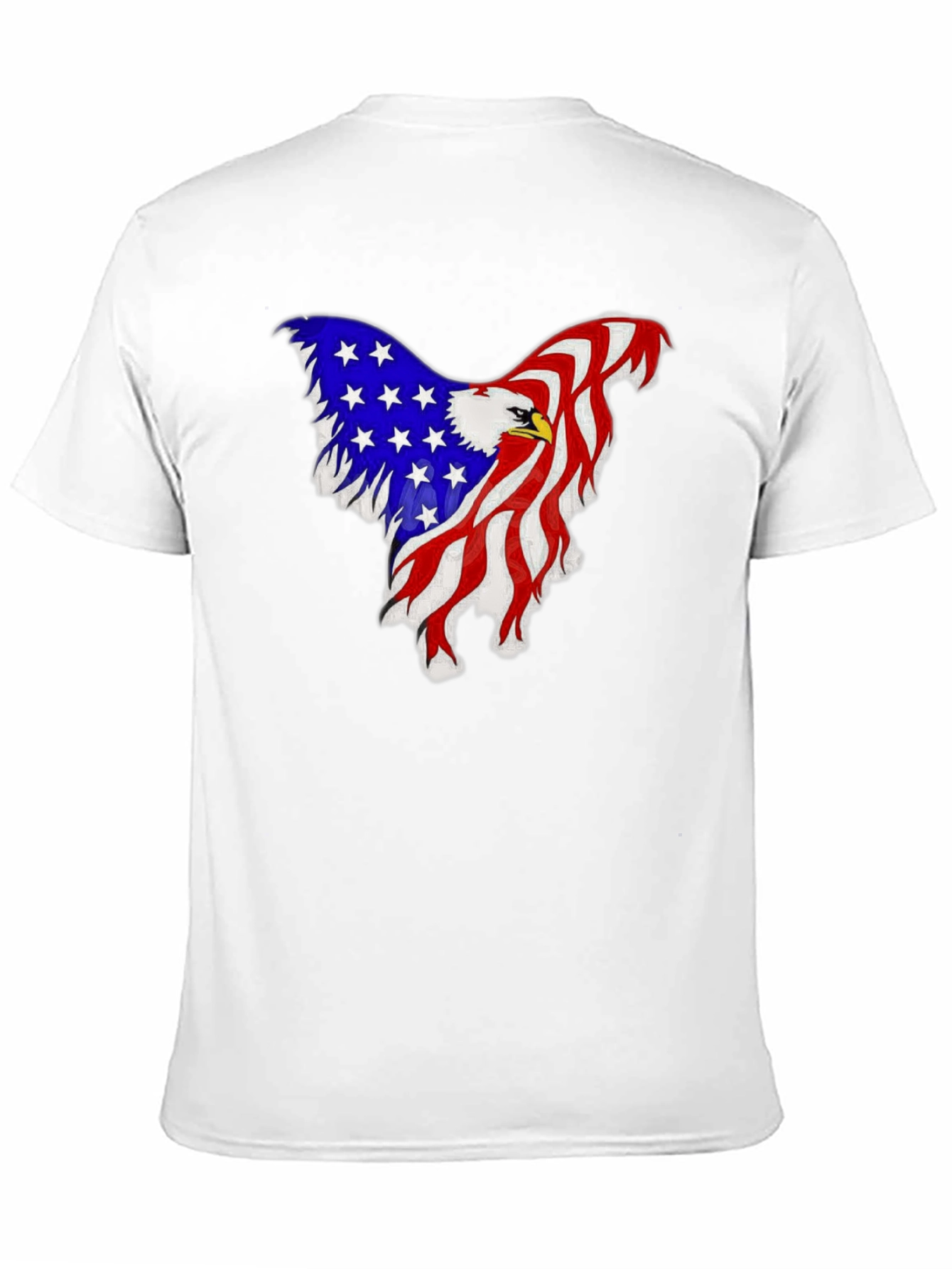 American Eagle Flag Graphic Tee - Patriotic Mens Shirt
