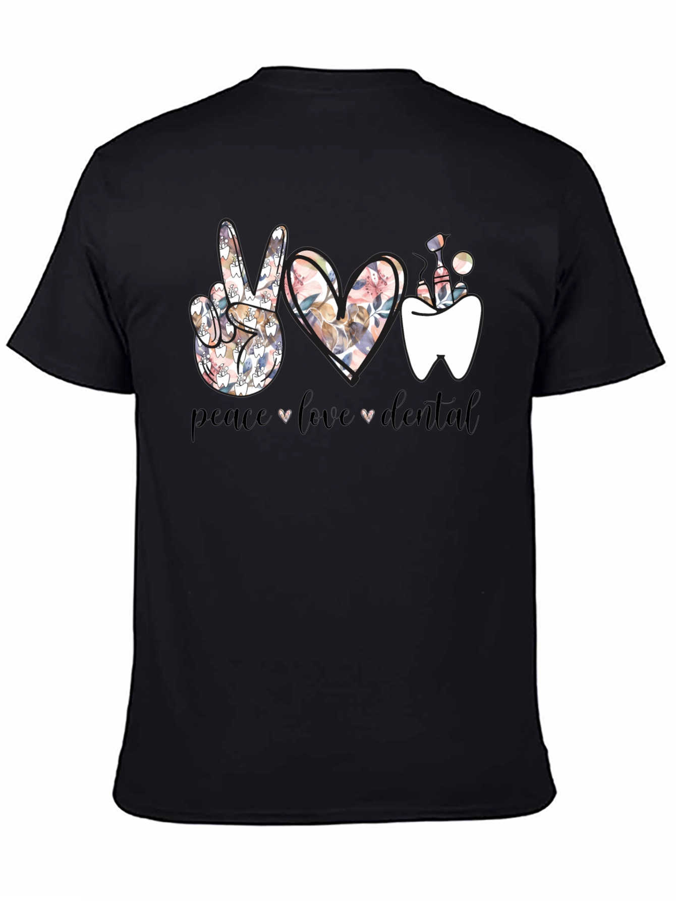 Peace Love Dental T-Shirt - Dentist Gift
