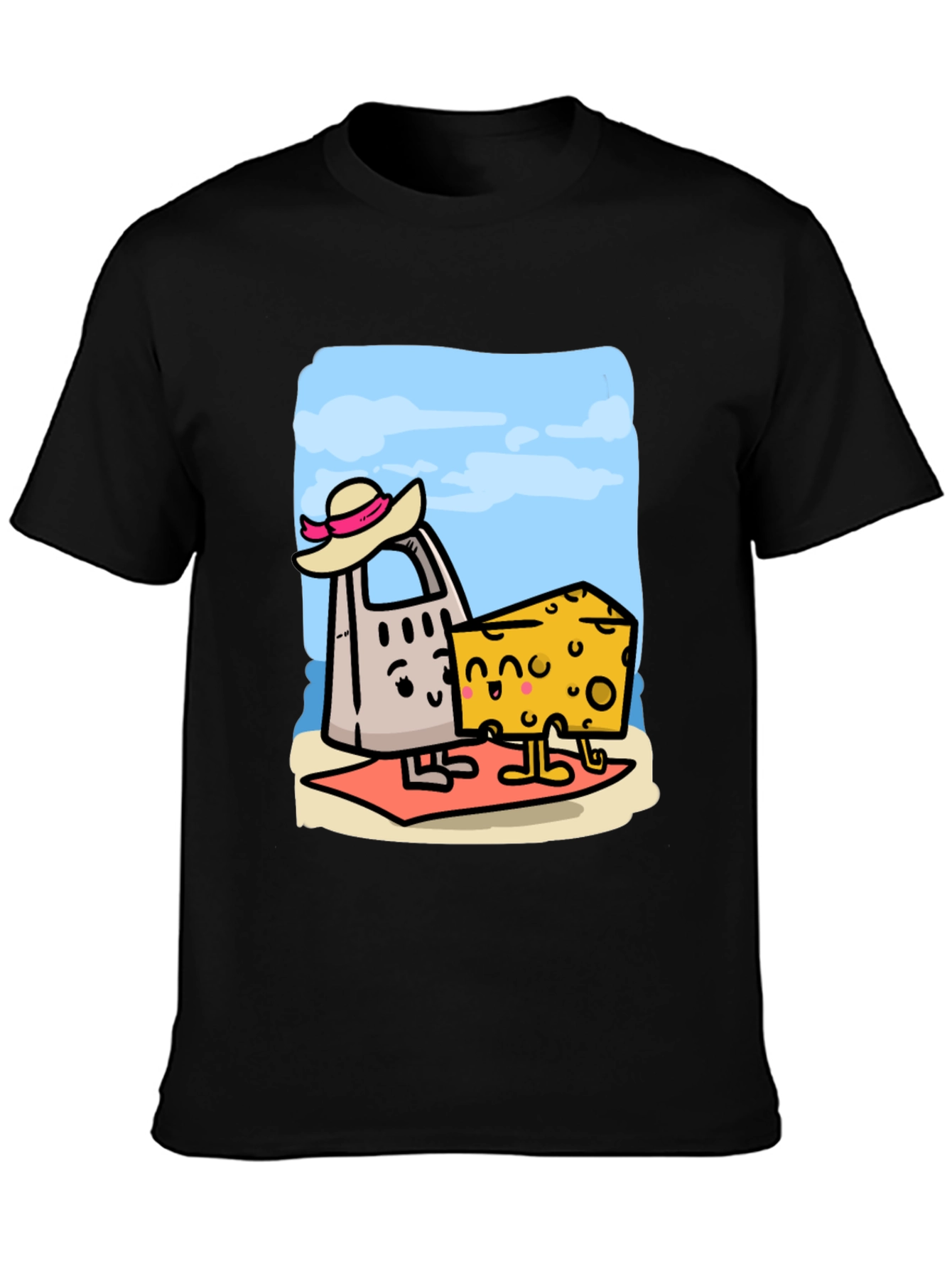 Funny Cheese Grater & Cheese T-Shirt