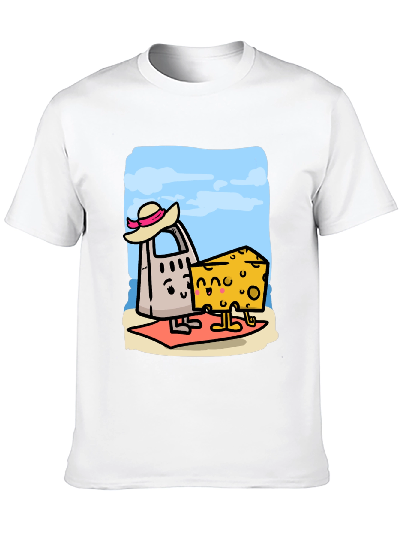 Funny Cheese Grater & Cheese T-Shirt