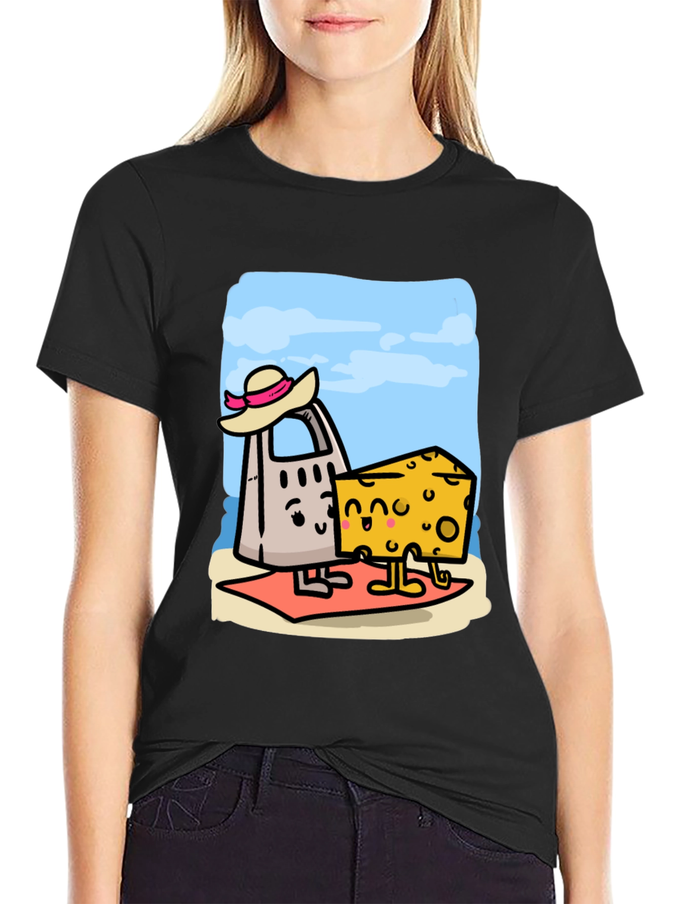 Funny Cheese Grater & Cheese T-Shirt