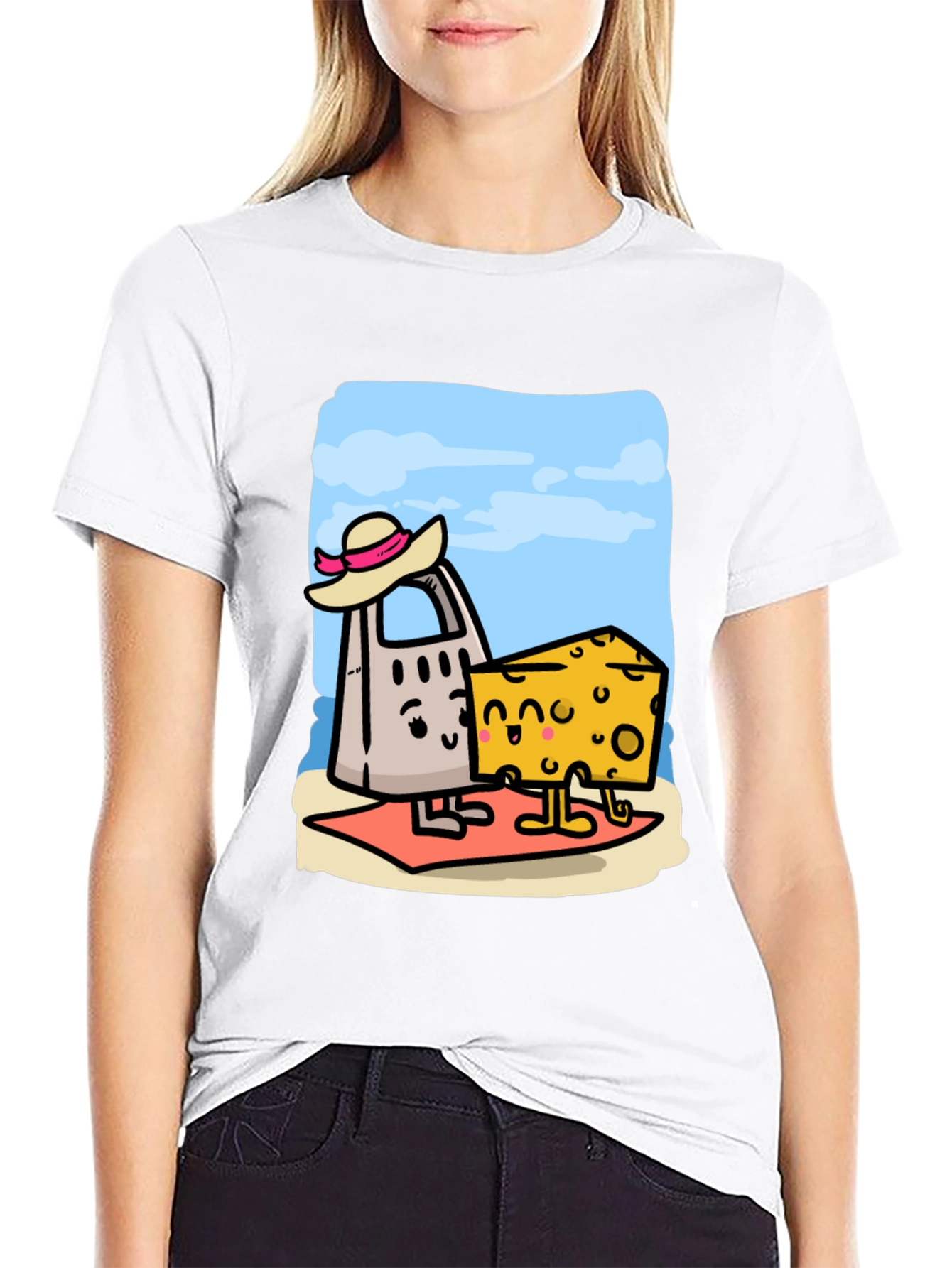 Funny Cheese Grater & Cheese T-Shirt