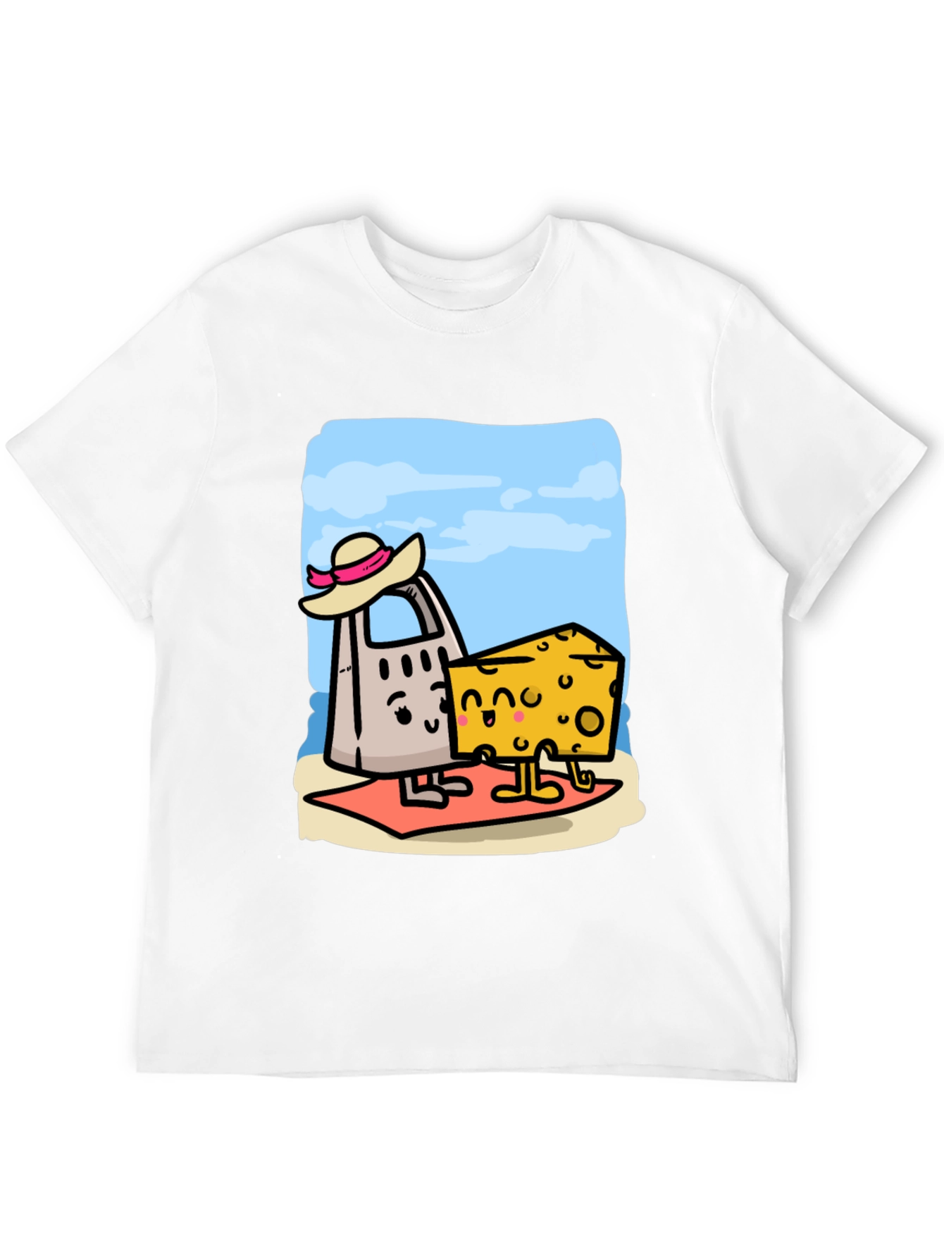 Funny Cheese Grater & Cheese T-Shirt