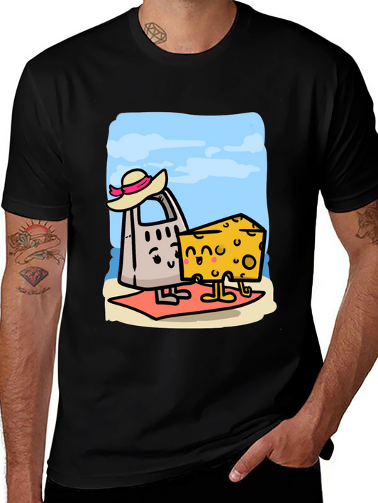 Funny Cheese Grater & Cheese T-Shirt