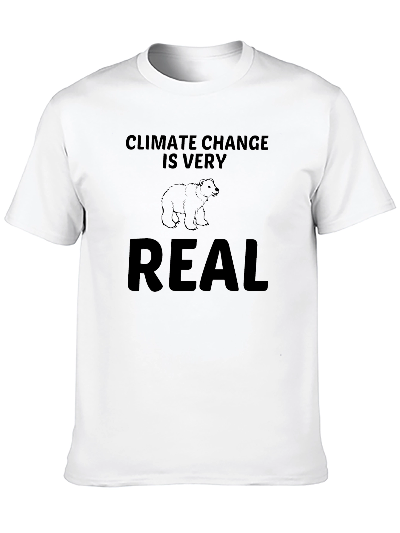 Climate Change Bear Graphic T-Shirt