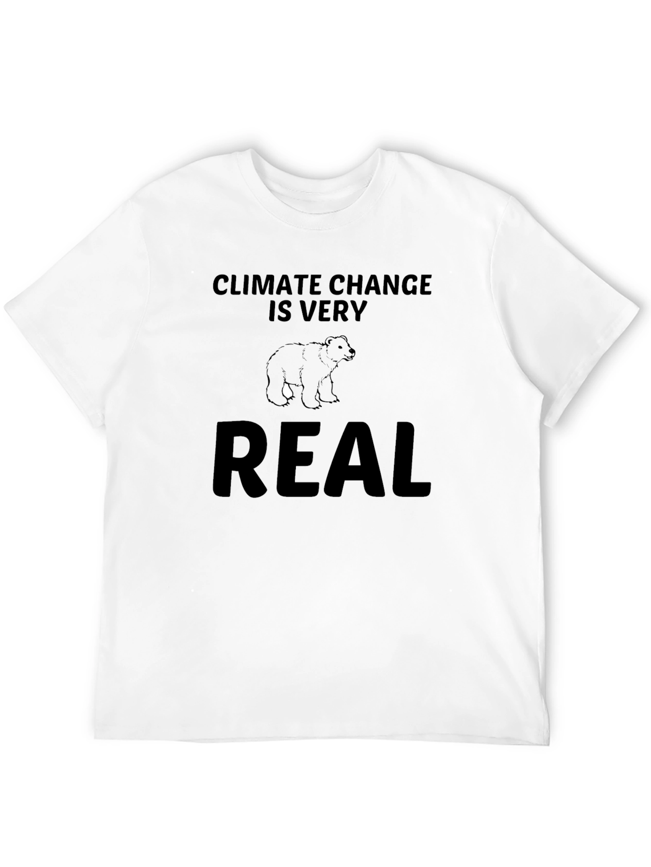 Climate Change Bear Graphic T-Shirt