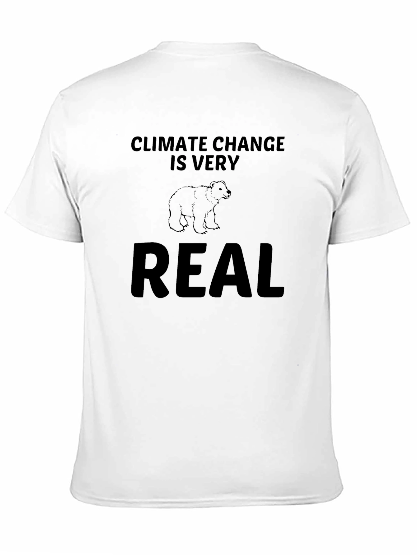 Climate Change Bear Graphic T-Shirt