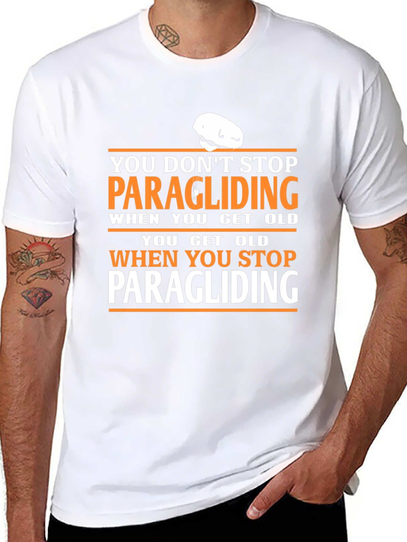 Paragliding Never Stop T-Shirt