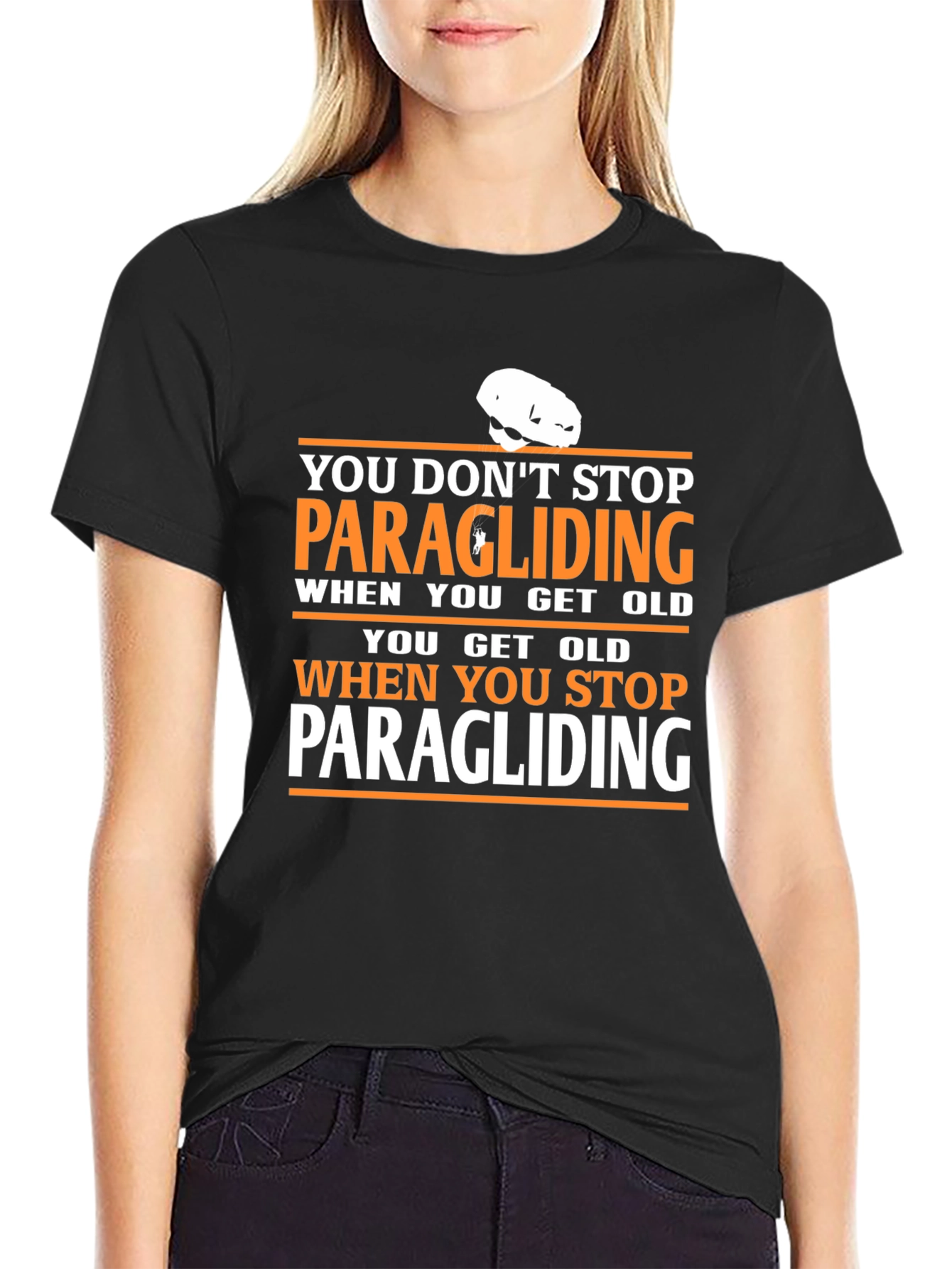 Paragliding Never Stop T-Shirt