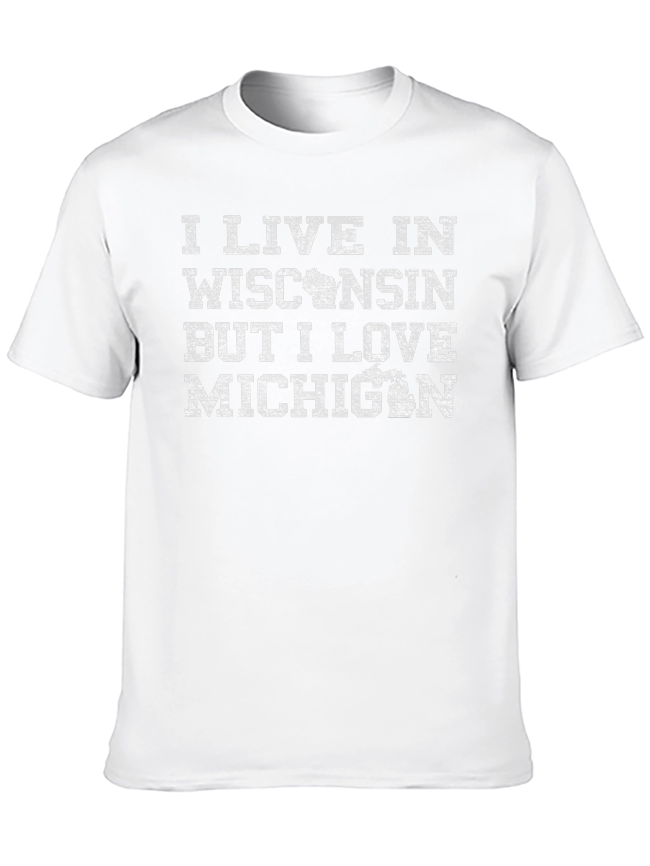 Wisconsin Resident Michigan Lover Graphic Tee