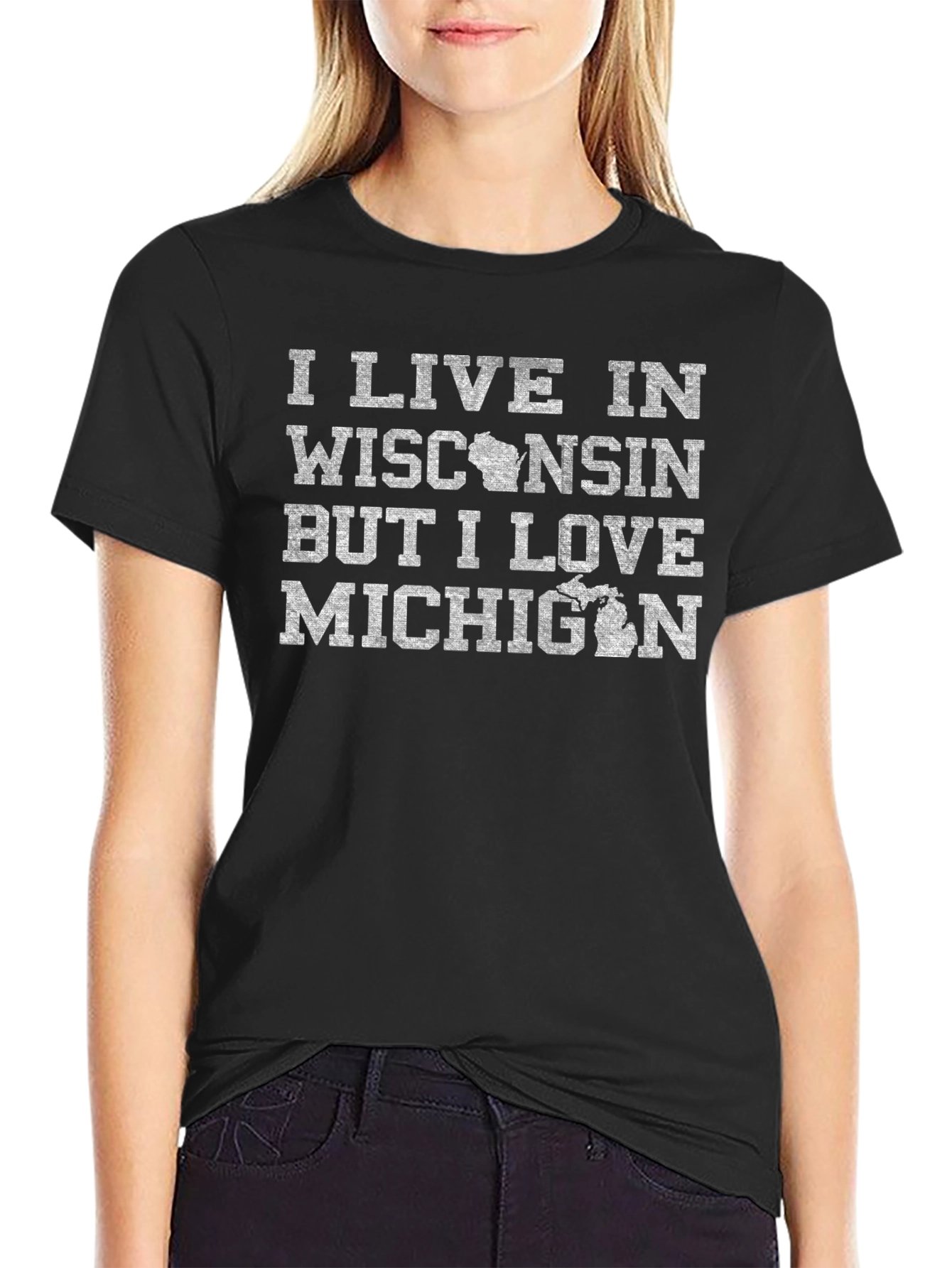 Wisconsin Resident Michigan Lover Graphic Tee