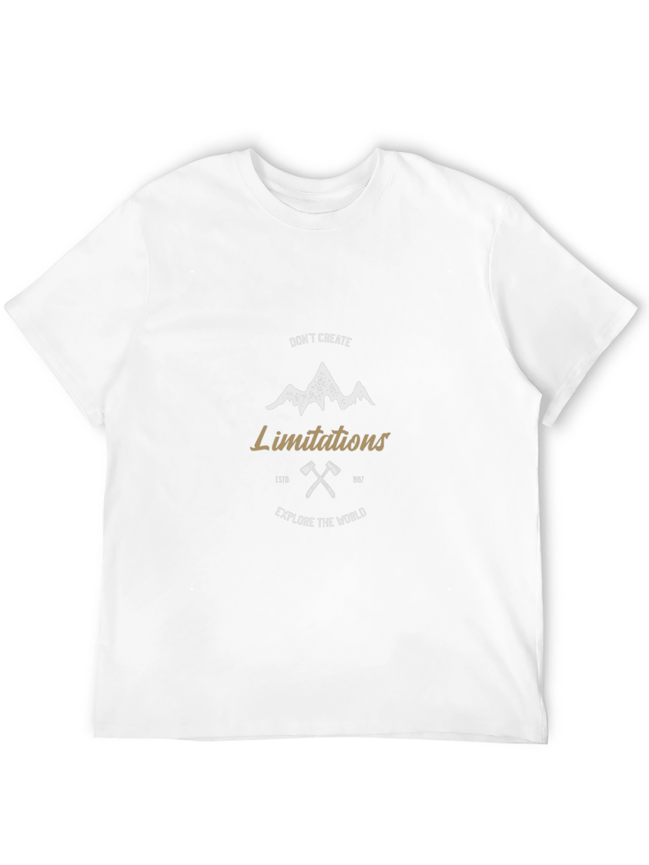 Motivational Mountain Adventure Graphic Tee