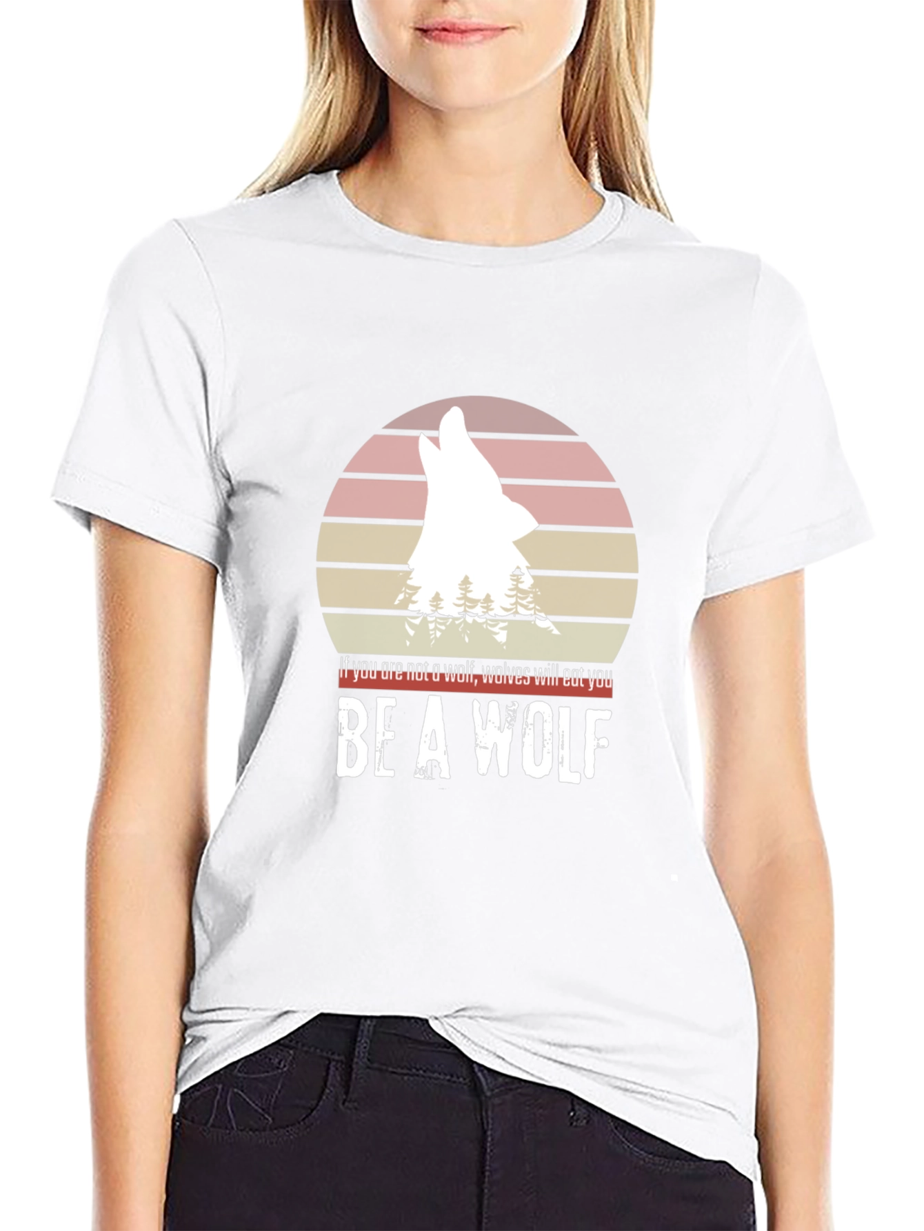 Be a Wolf T-Shirt - Motivational Graphic Tee