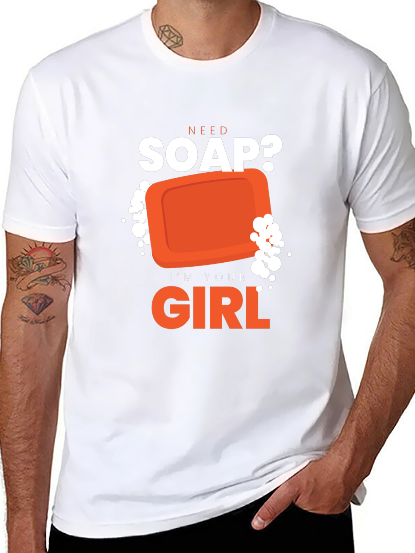 Need Soap? Funny Graphic T-Shirt