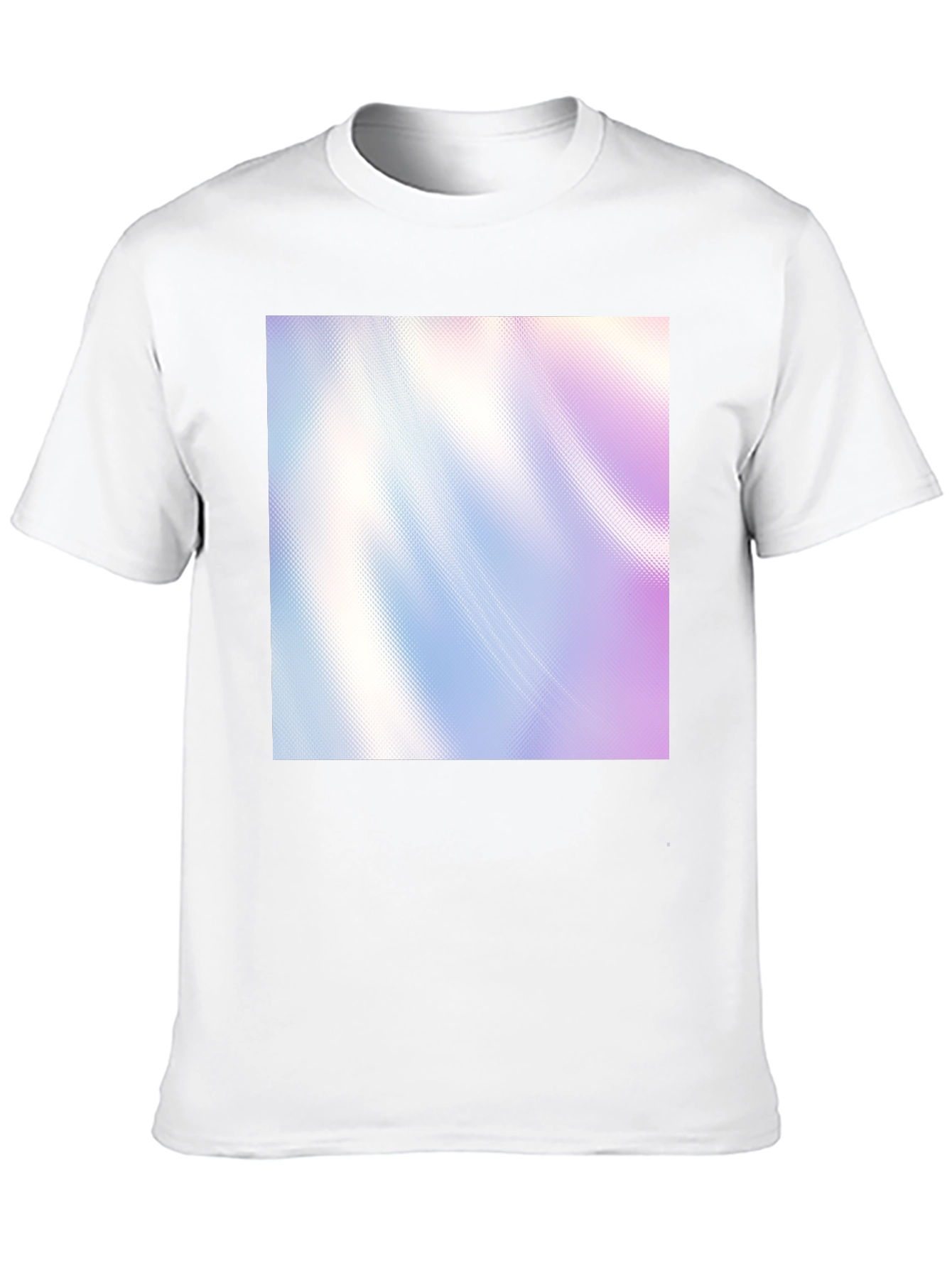 Modern Abstract Graphic Print Black T-Shirt