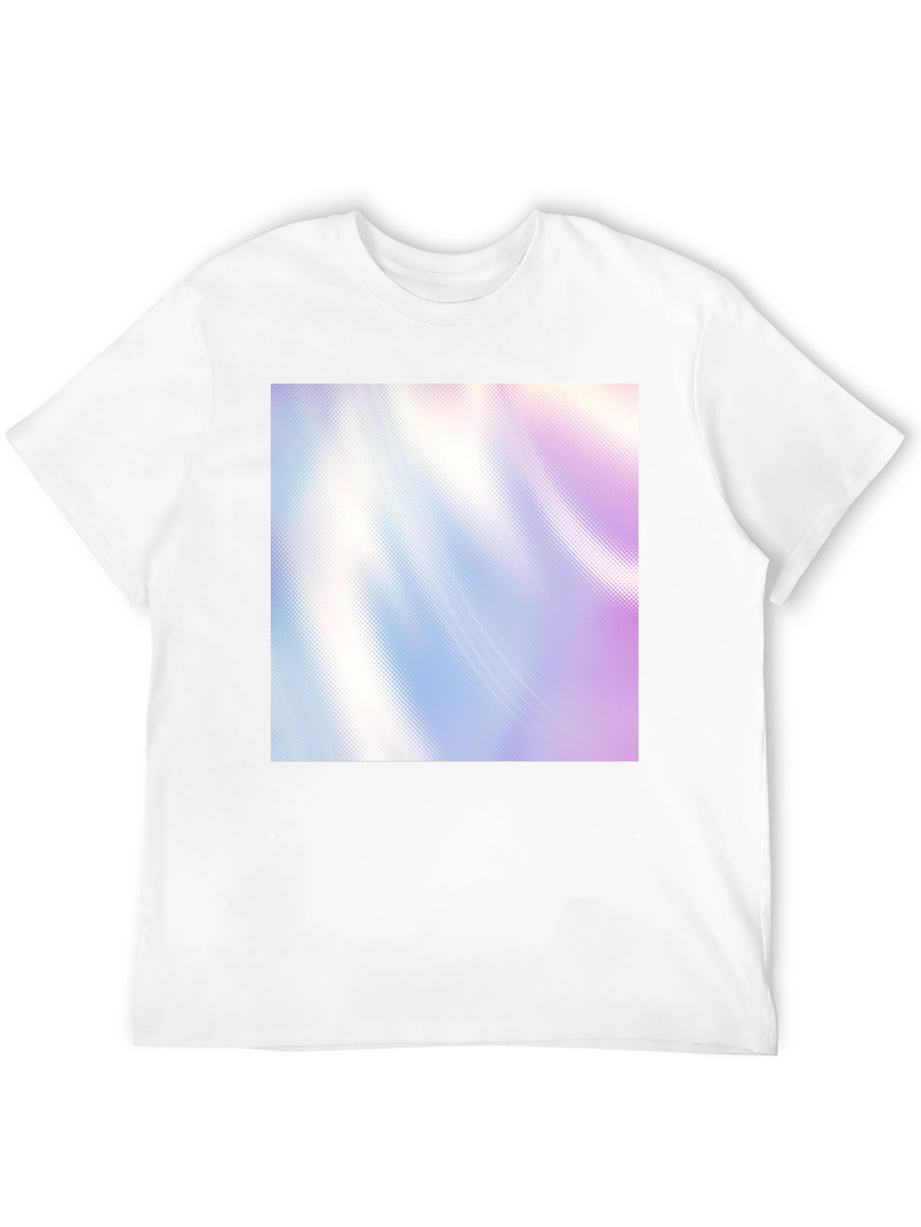 Modern Abstract Graphic Print Black T-Shirt