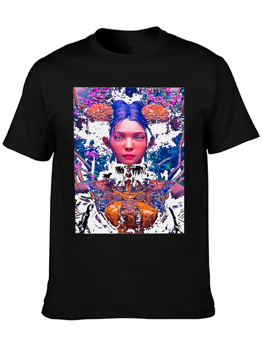 Unique Graphic Print T-Shirt