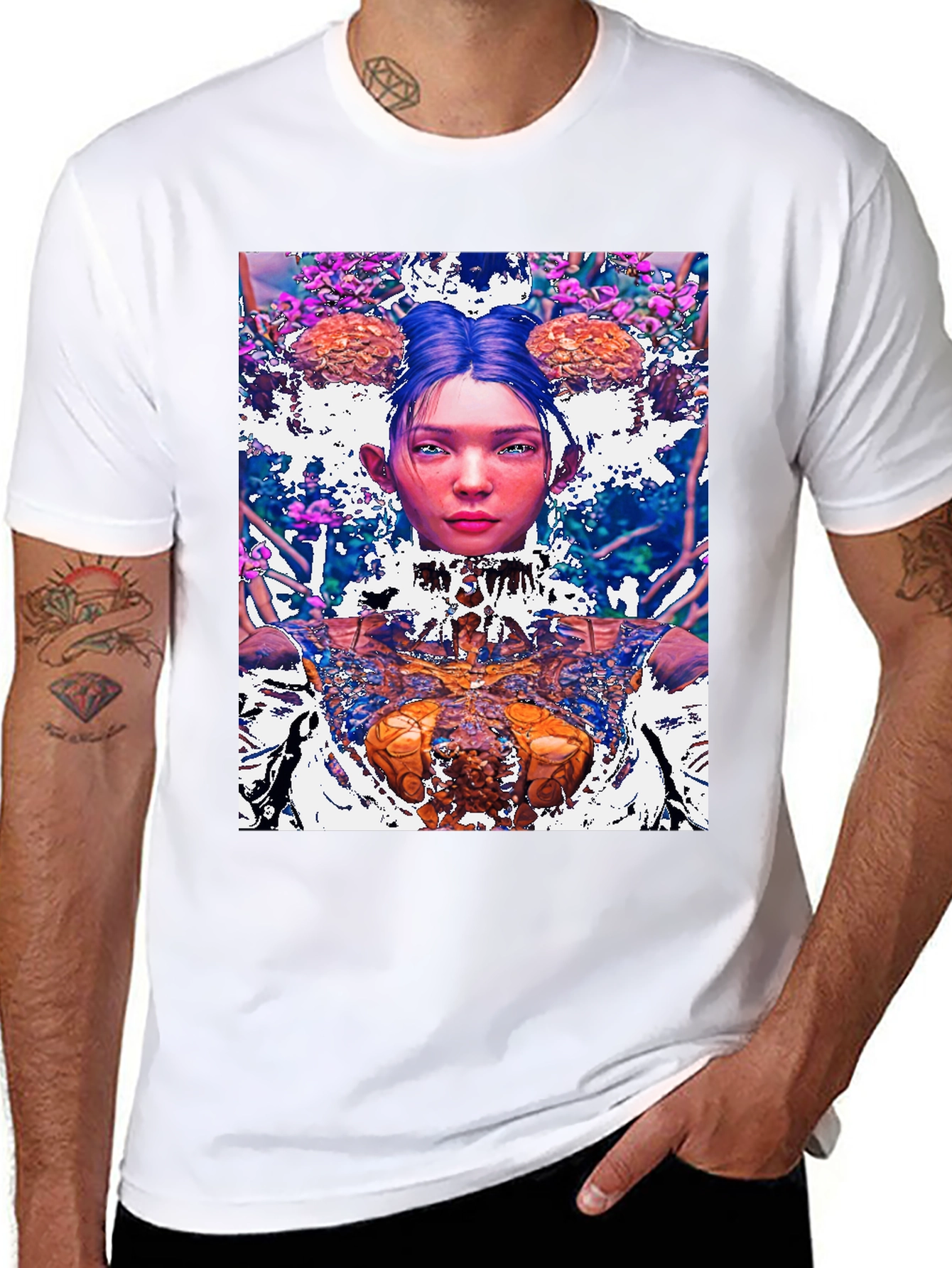 Unique Graphic Print T-Shirt