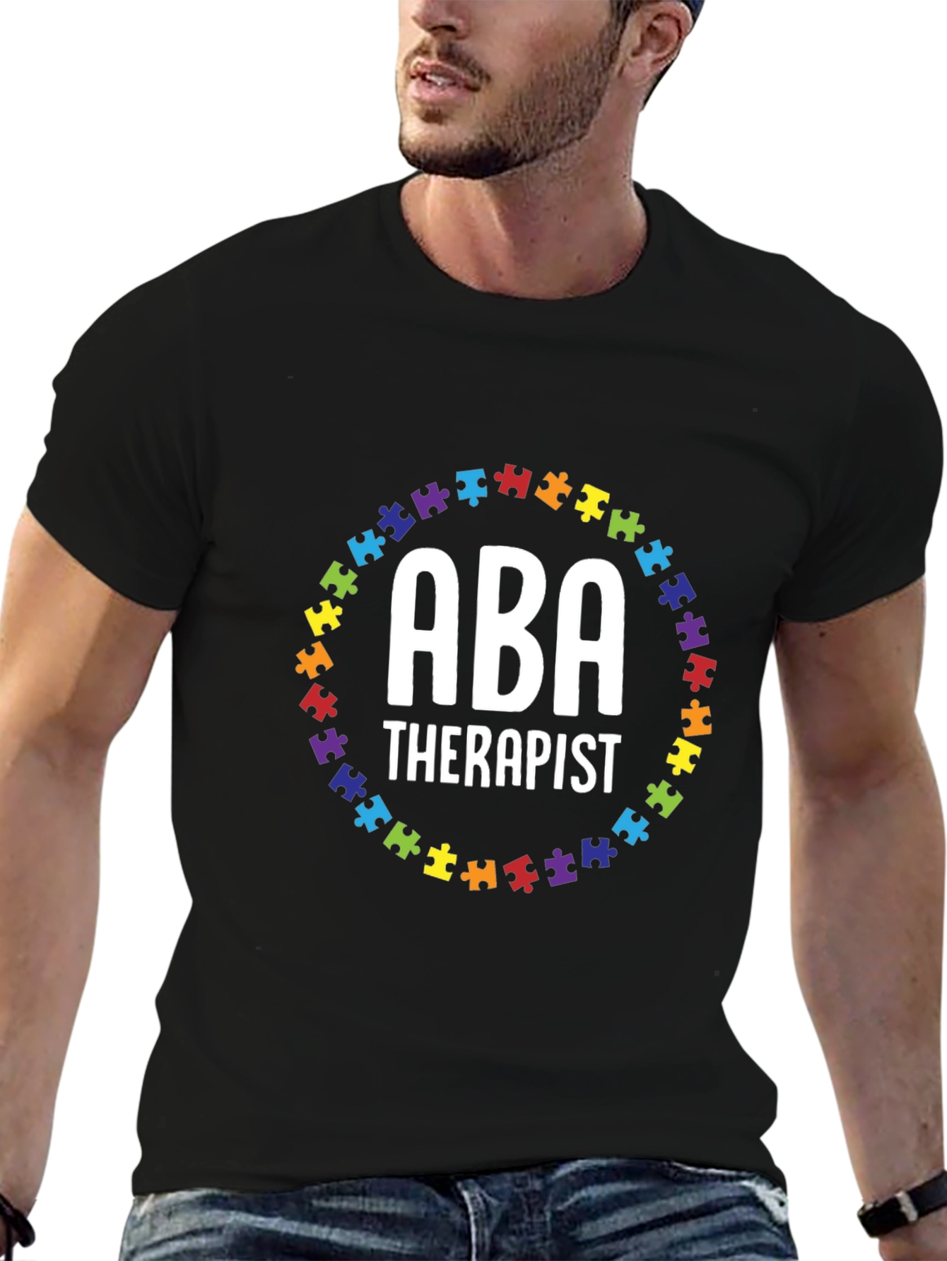 ABA Therapist Autism Puzzle T-Shirt