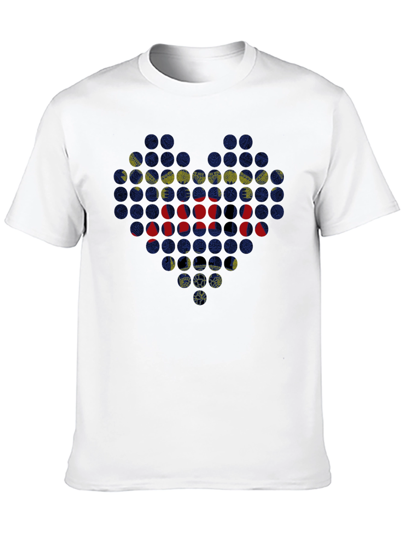 Arizona Heart T-Shirt - Black Crew Neck Tee