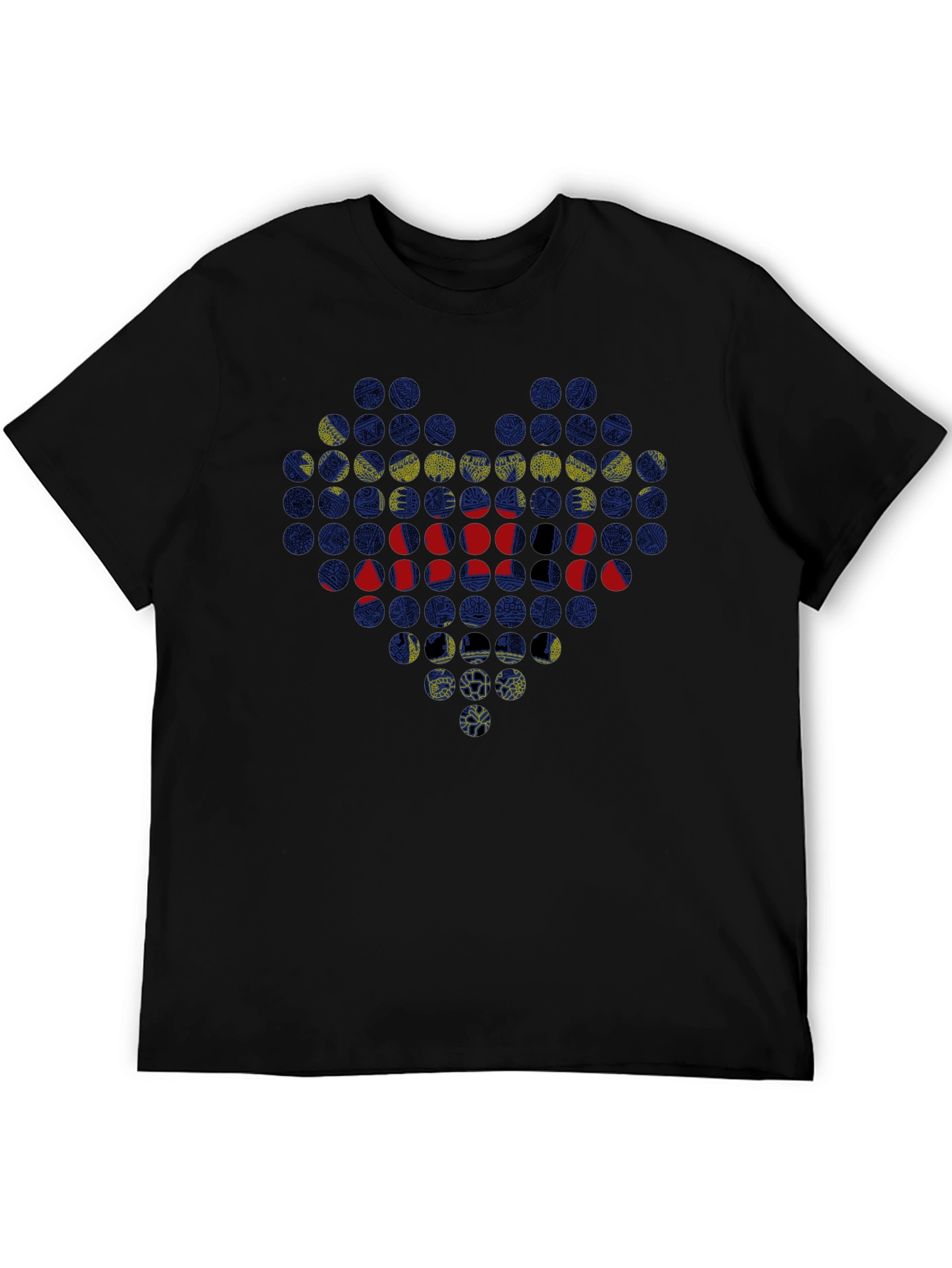 Arizona Heart T-Shirt - Black Crew Neck Tee