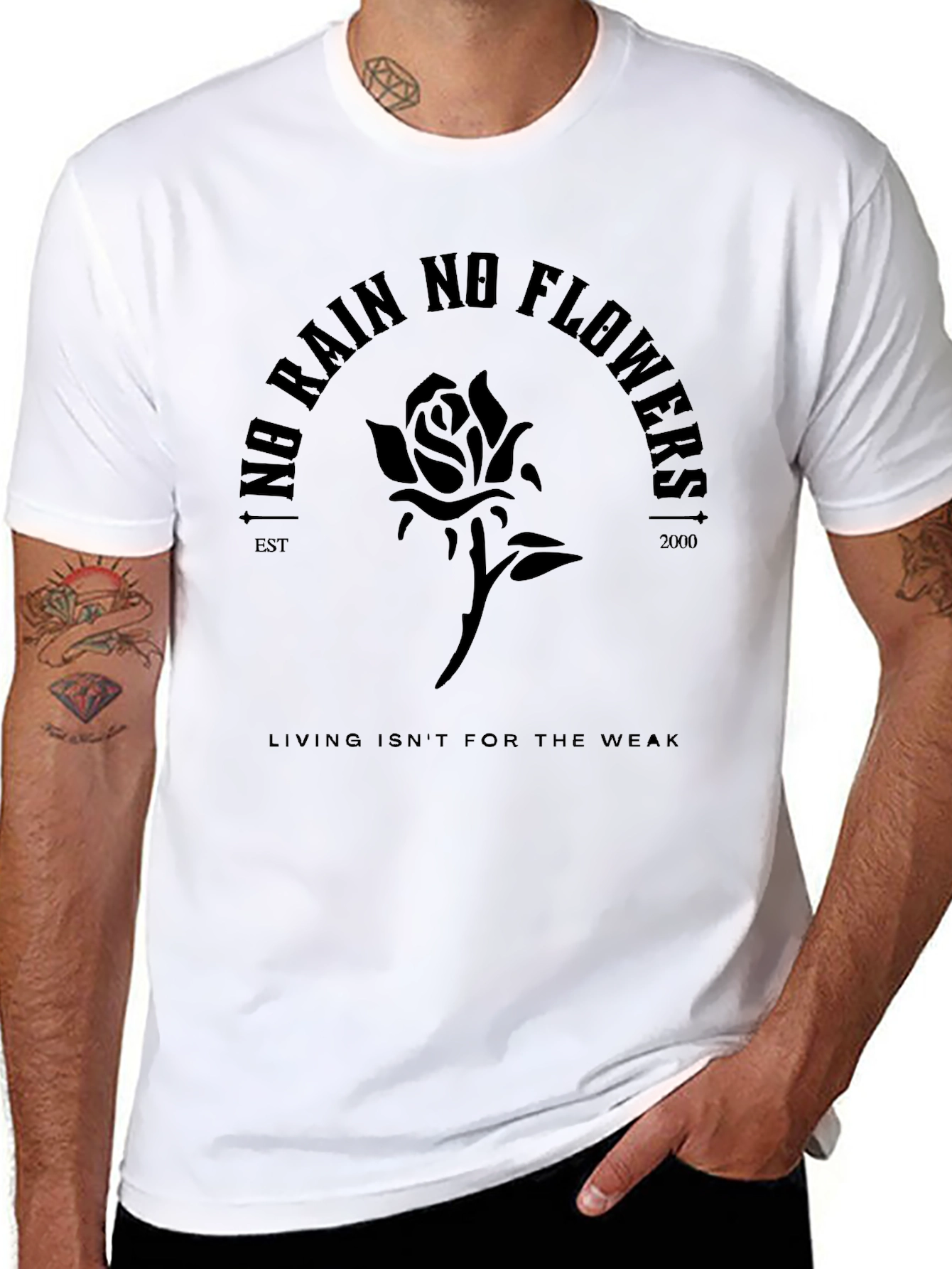 No Rain No Flowers Graphic T-Shirt