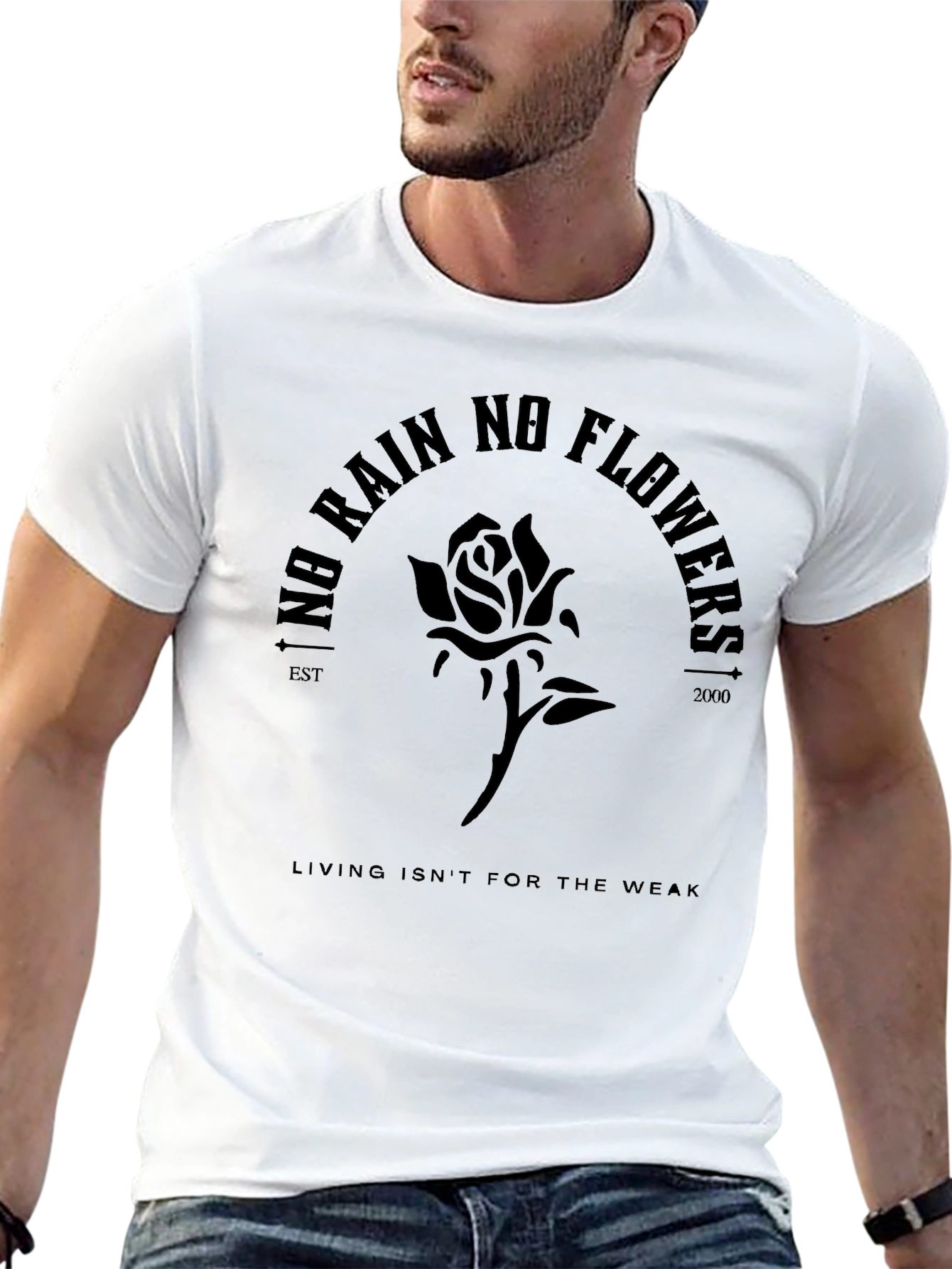 No Rain No Flowers Graphic T-Shirt