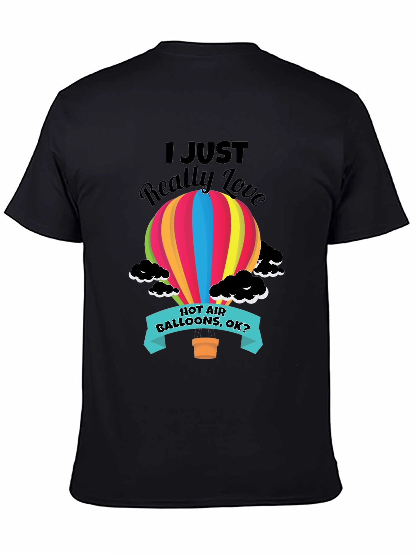 Hot Air Balloon Graphic Tee - Love Balloons Shirt