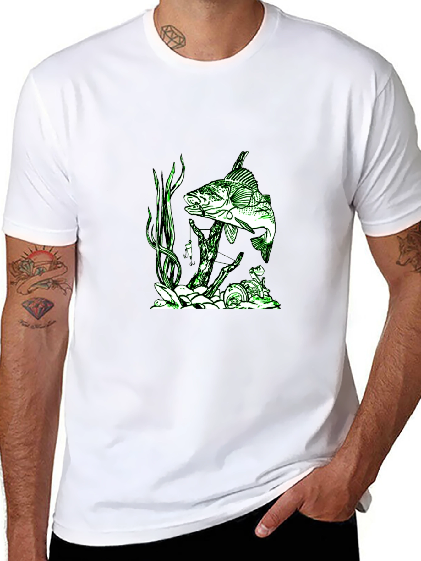 Walleye Fishing Graphic Tee