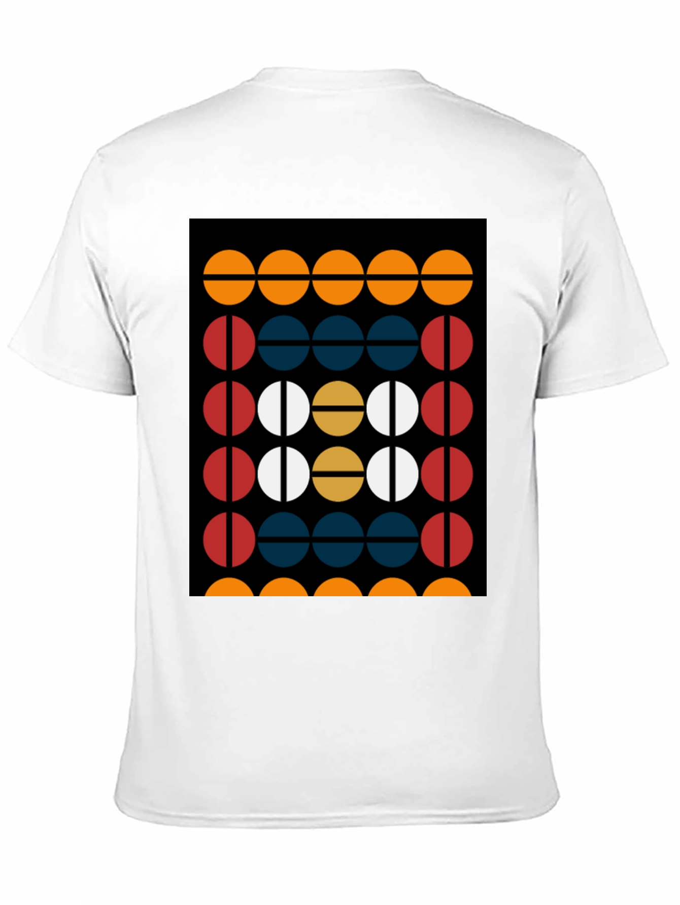 Modern Geometric Graphic Tee - Bold Design