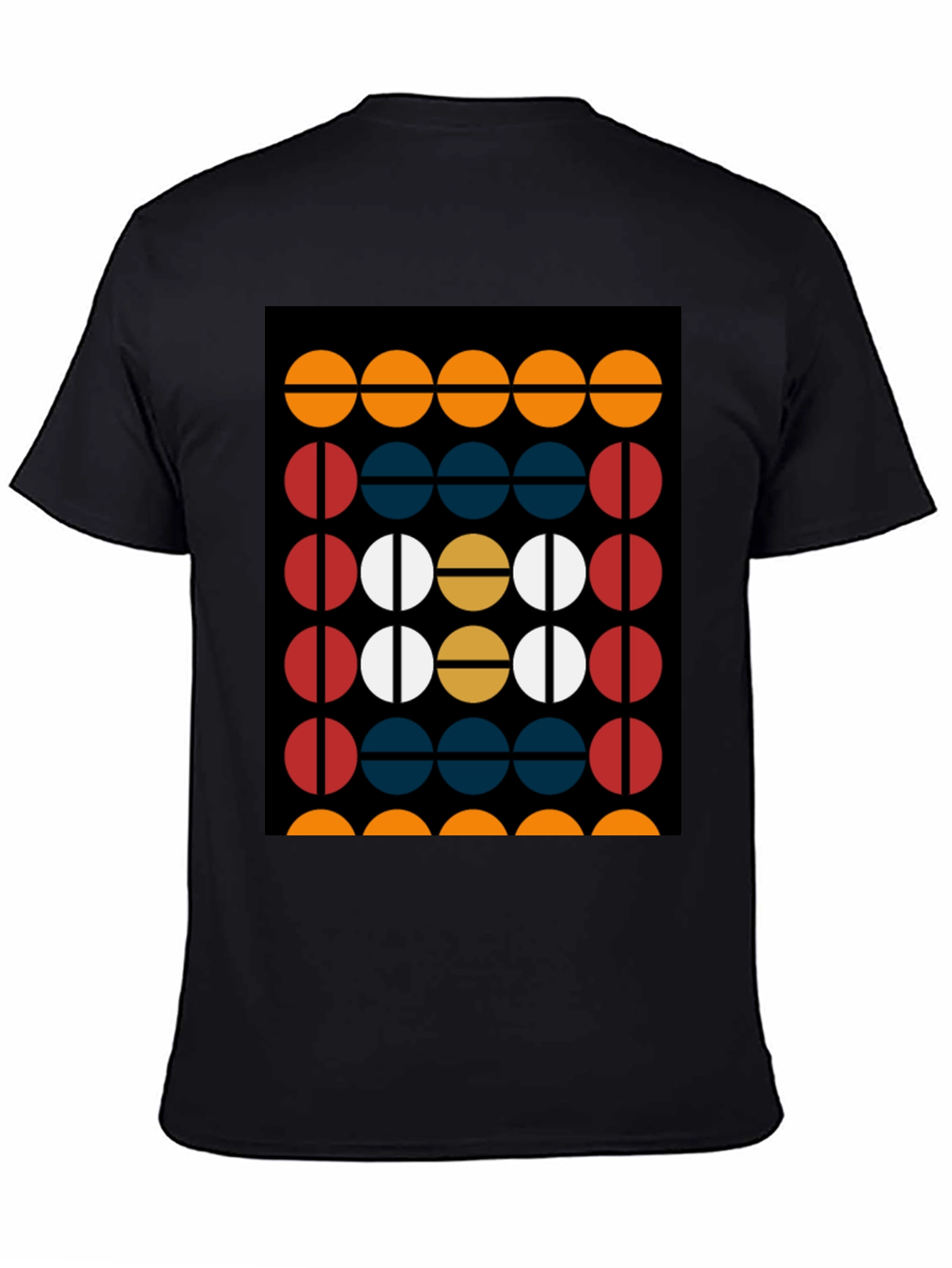 Modern Geometric Graphic Tee - Bold Design