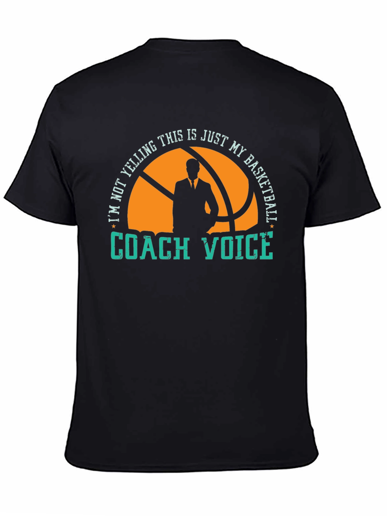 Basketball Coach T-Shirt - Im Not Yelling