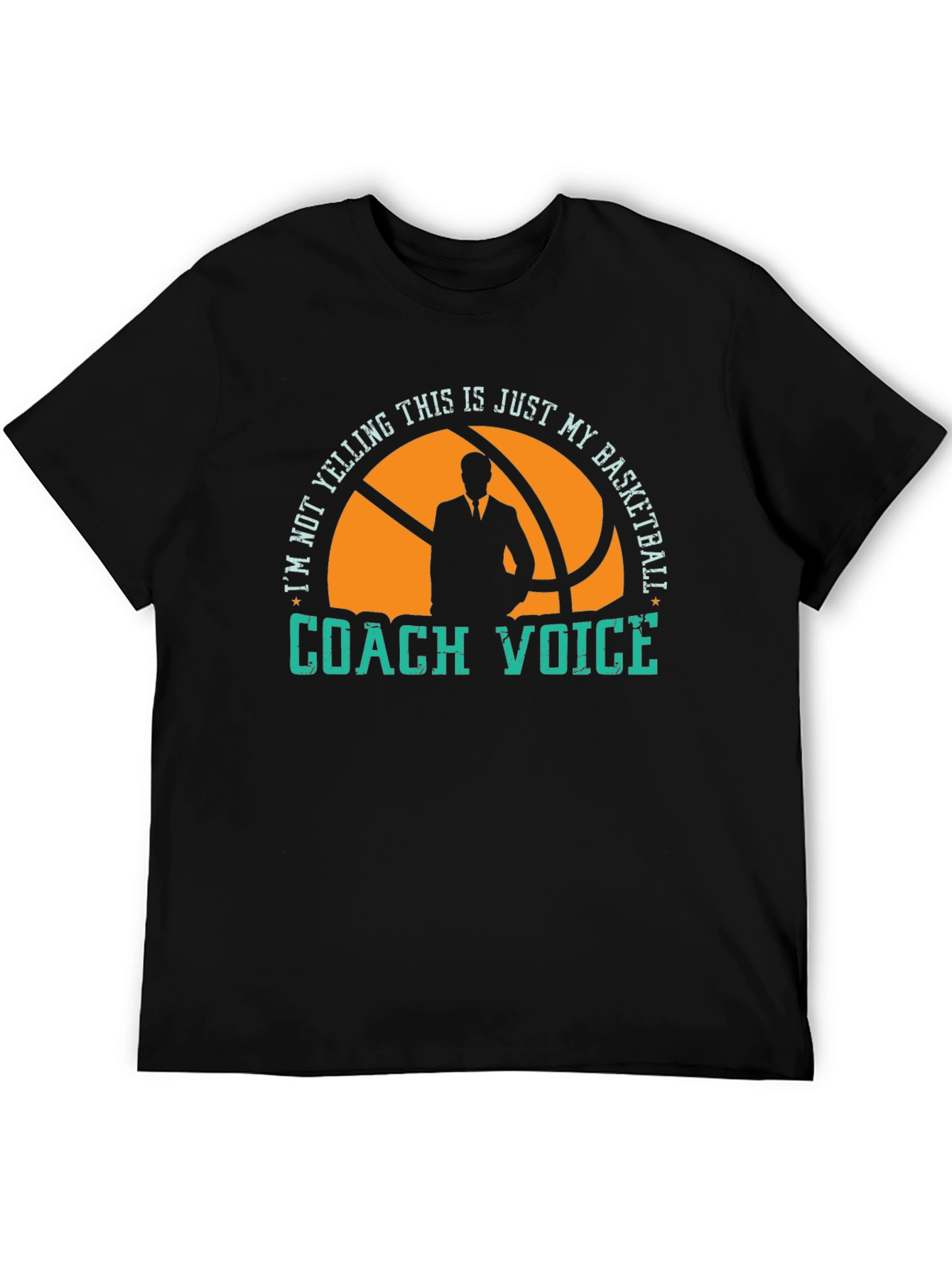 Basketball Coach T-Shirt - Im Not Yelling