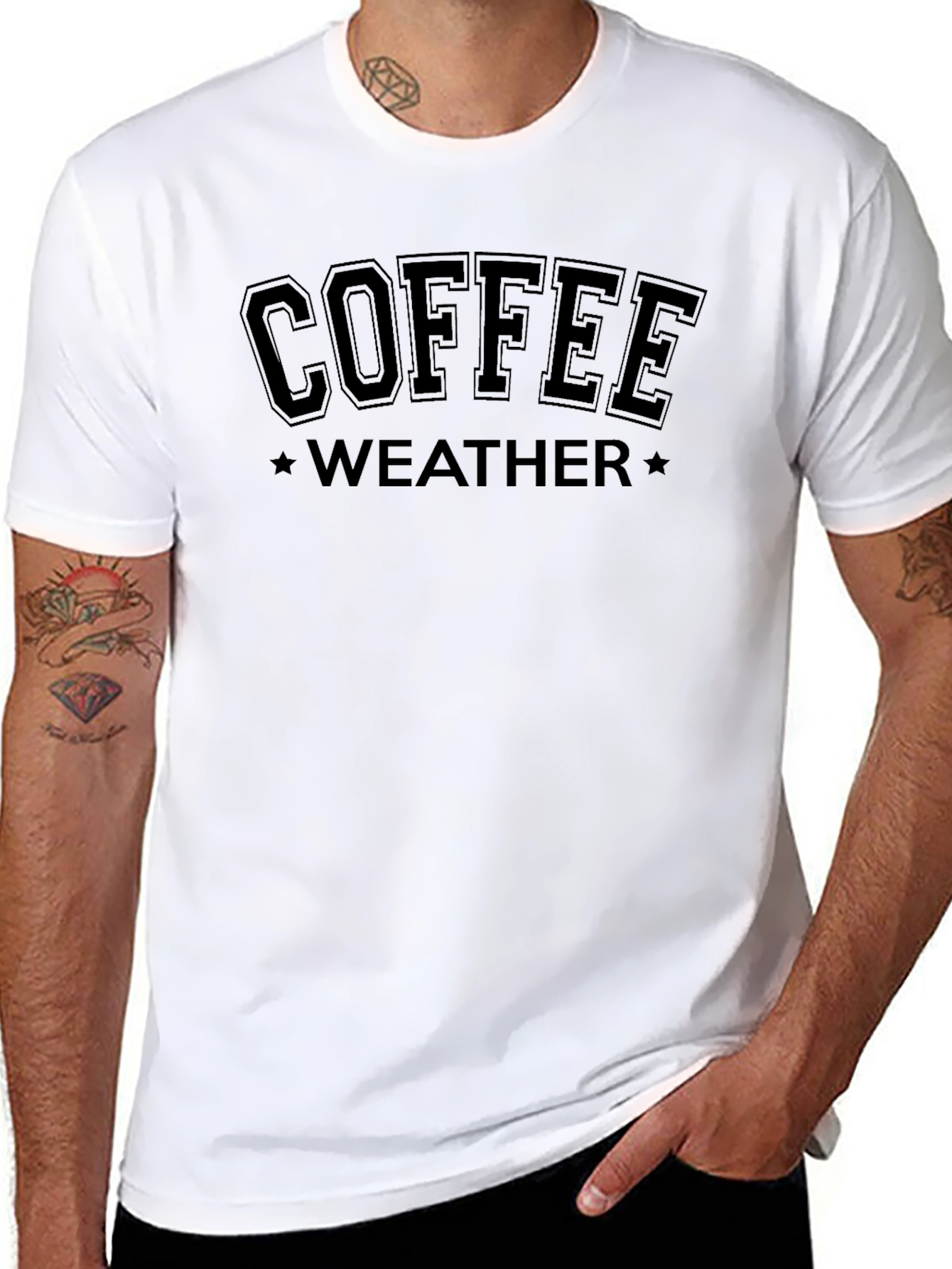 Coffee Weather Graphic Tee - Unisex Cotton T-Shirt